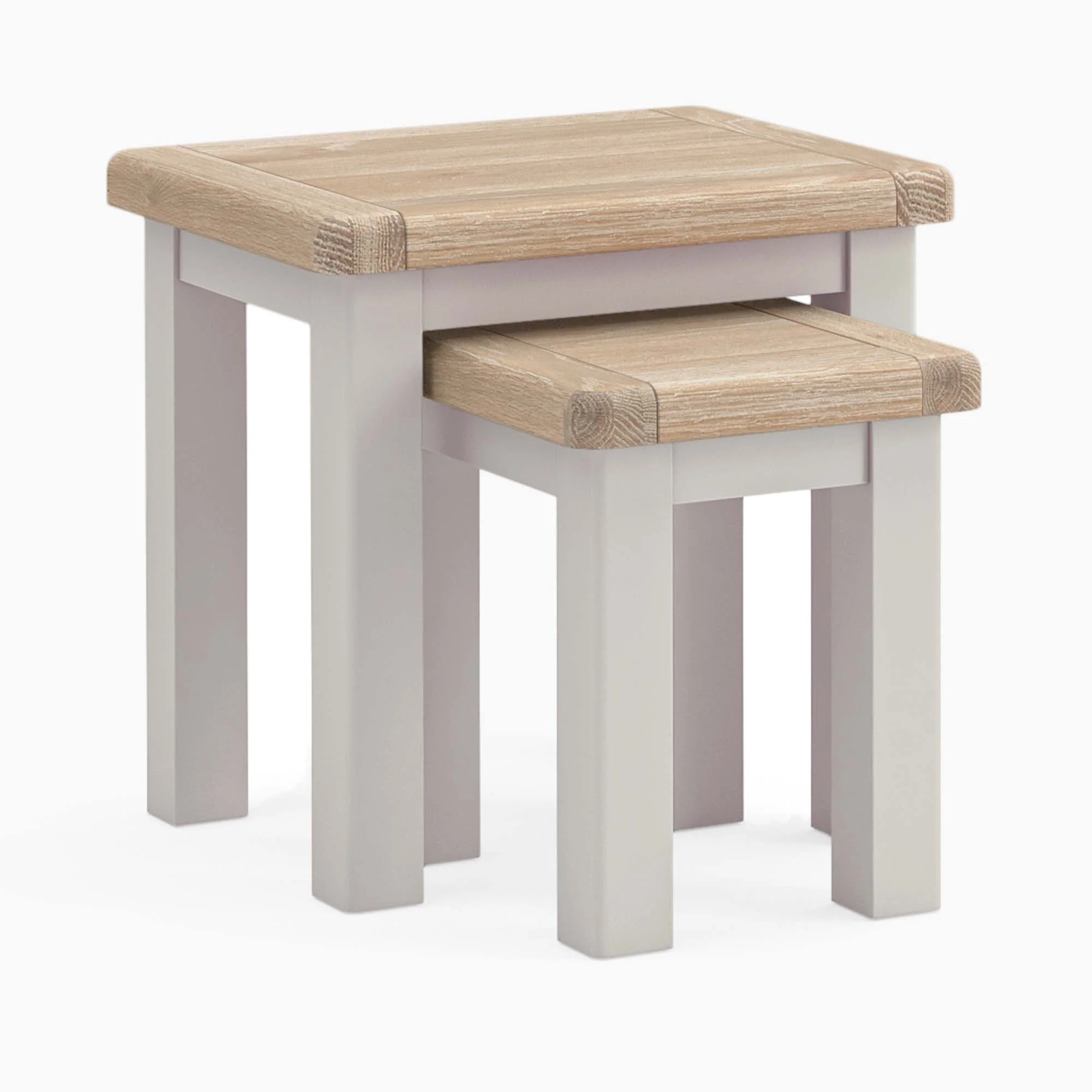 Salford Nest of Tables - Nest of Tables Stone Grey