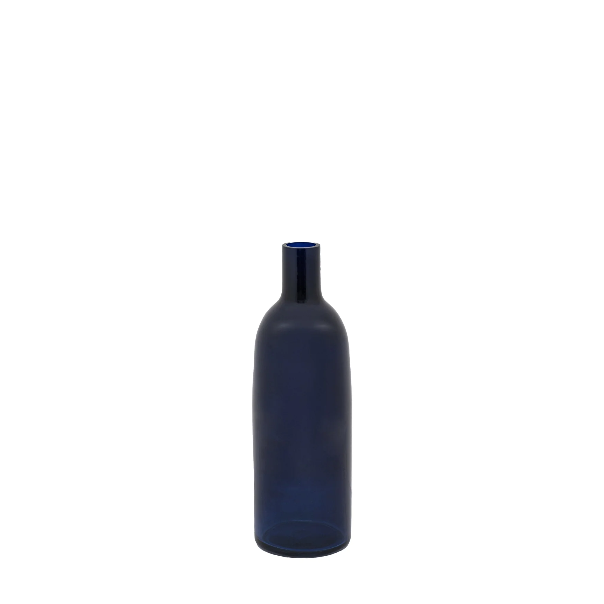 Santa Glass Bottle Vase Black Small - Santo Glass Bottle Vase Ink Small - Image 3