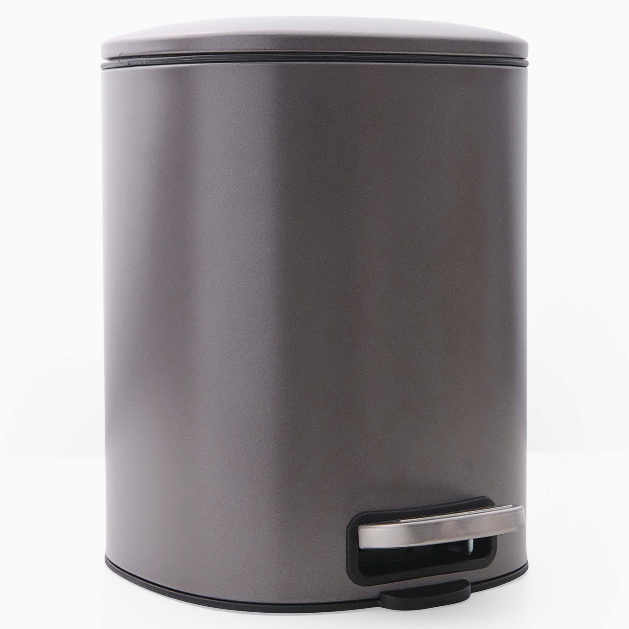 Santorini Platinium Pedal Bin - SALE Santorini 5L Pedal Bin Platinum - Image 2