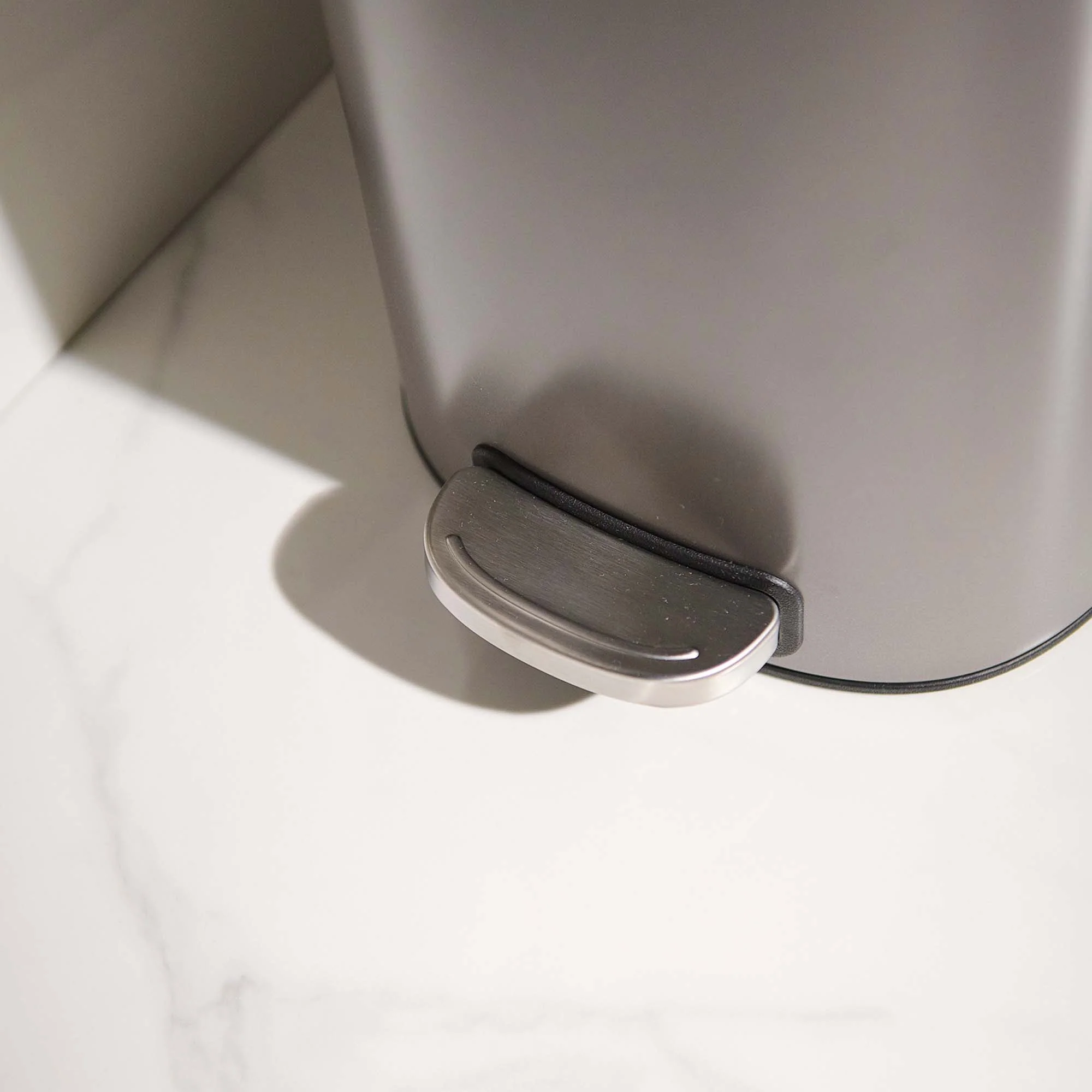 Santorini Platinium Pedal Bin - SALE Santorini 5L Pedal Bin Platinum - Image 4