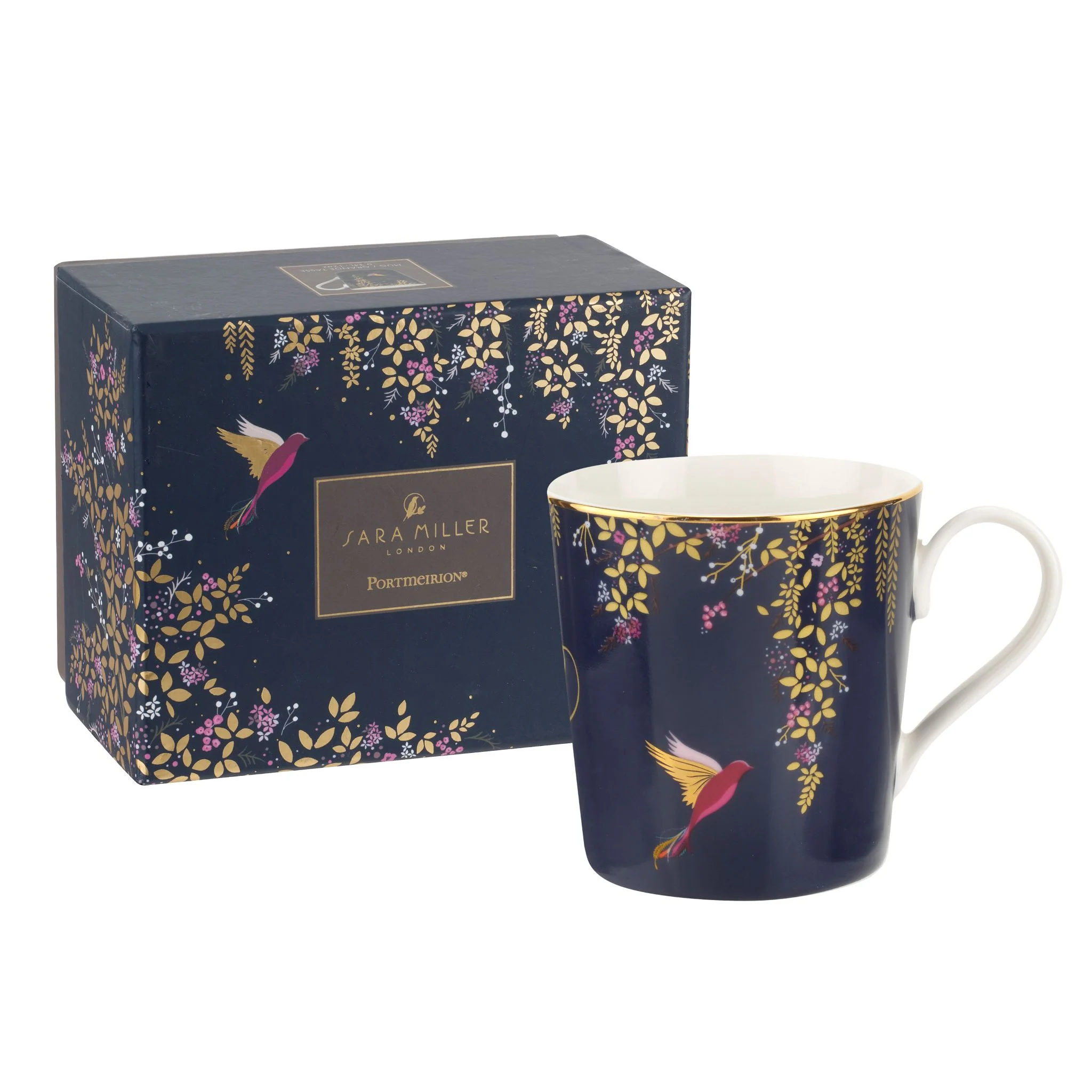 Sara Miller Chelsea Blue Mug - SM Chelsea Mug Navy - Image 2