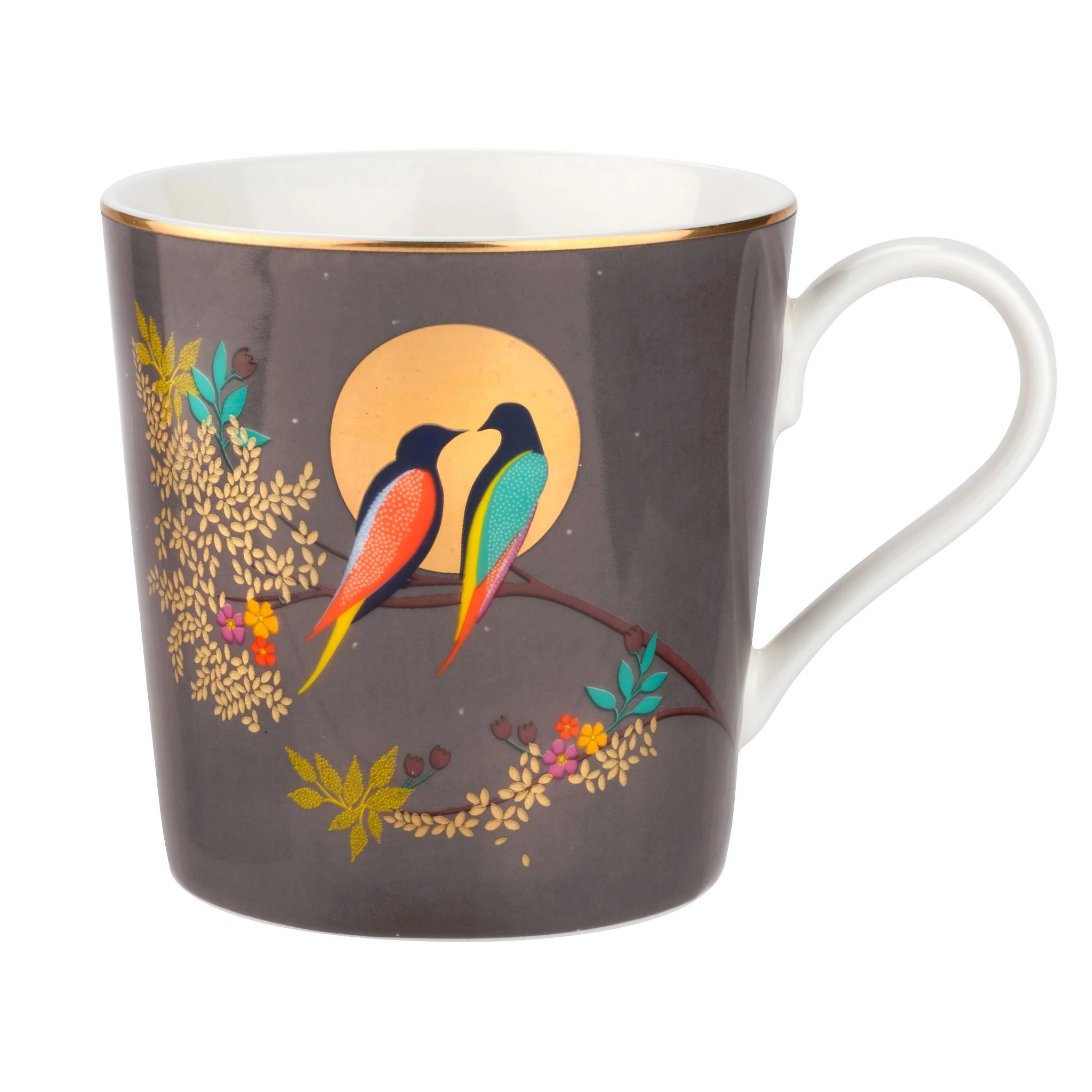 Sara Miller Chelsea Dark Grey Mug - SM Chelsea Mug Dark Grey