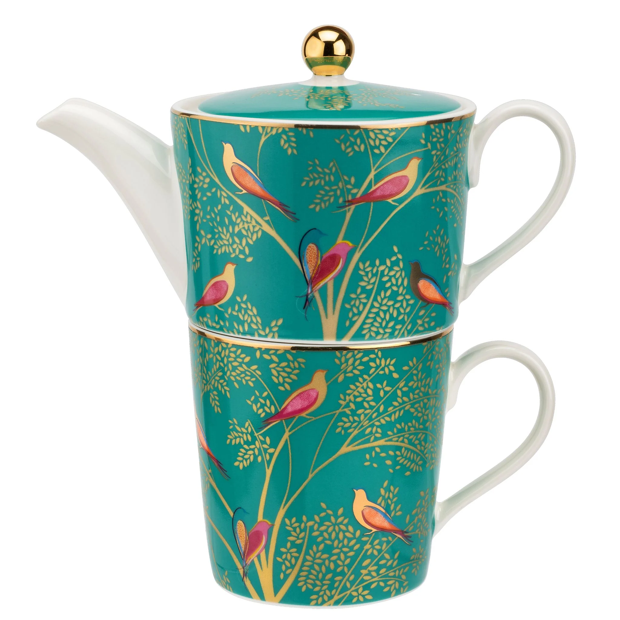 Sara Miller Chelsea Green Tea For One Set - SM Chelsea Tea for One Green