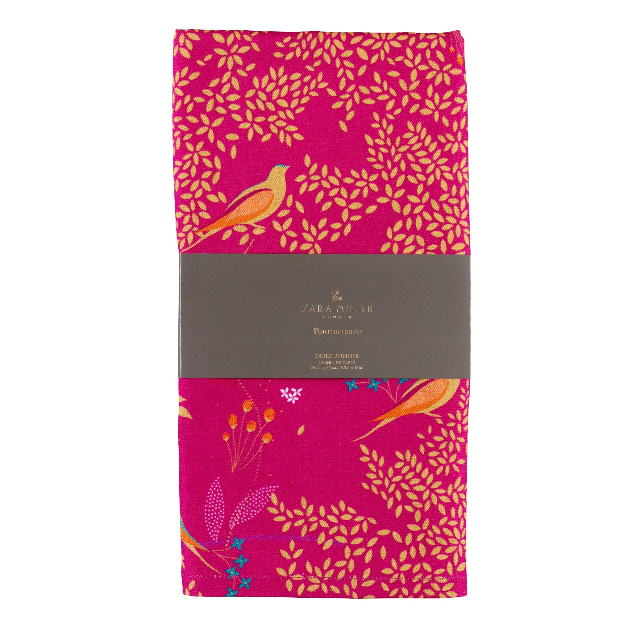 Sara Miller Chelsea Set Of 2 Pink Napkins - SM Chelsea Napkins Pink Set of 2 - Image 2