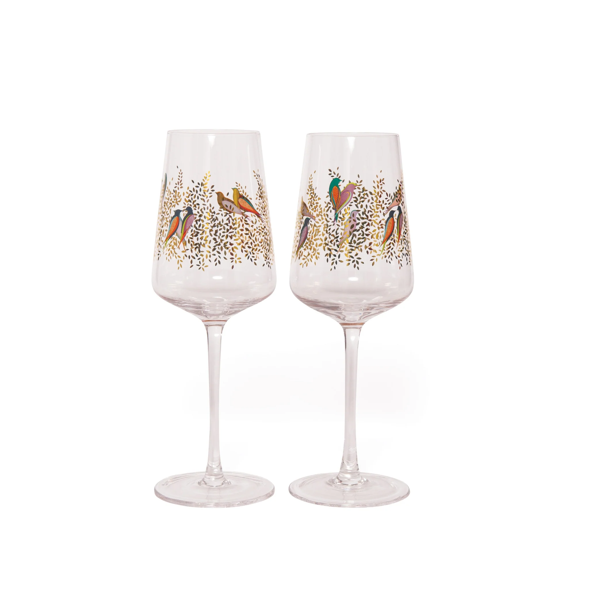 Sara Miller Chelsea Set Of 2 Wine Glasses - SM Chelsea Wine Glass Set of 2 - Image 2
