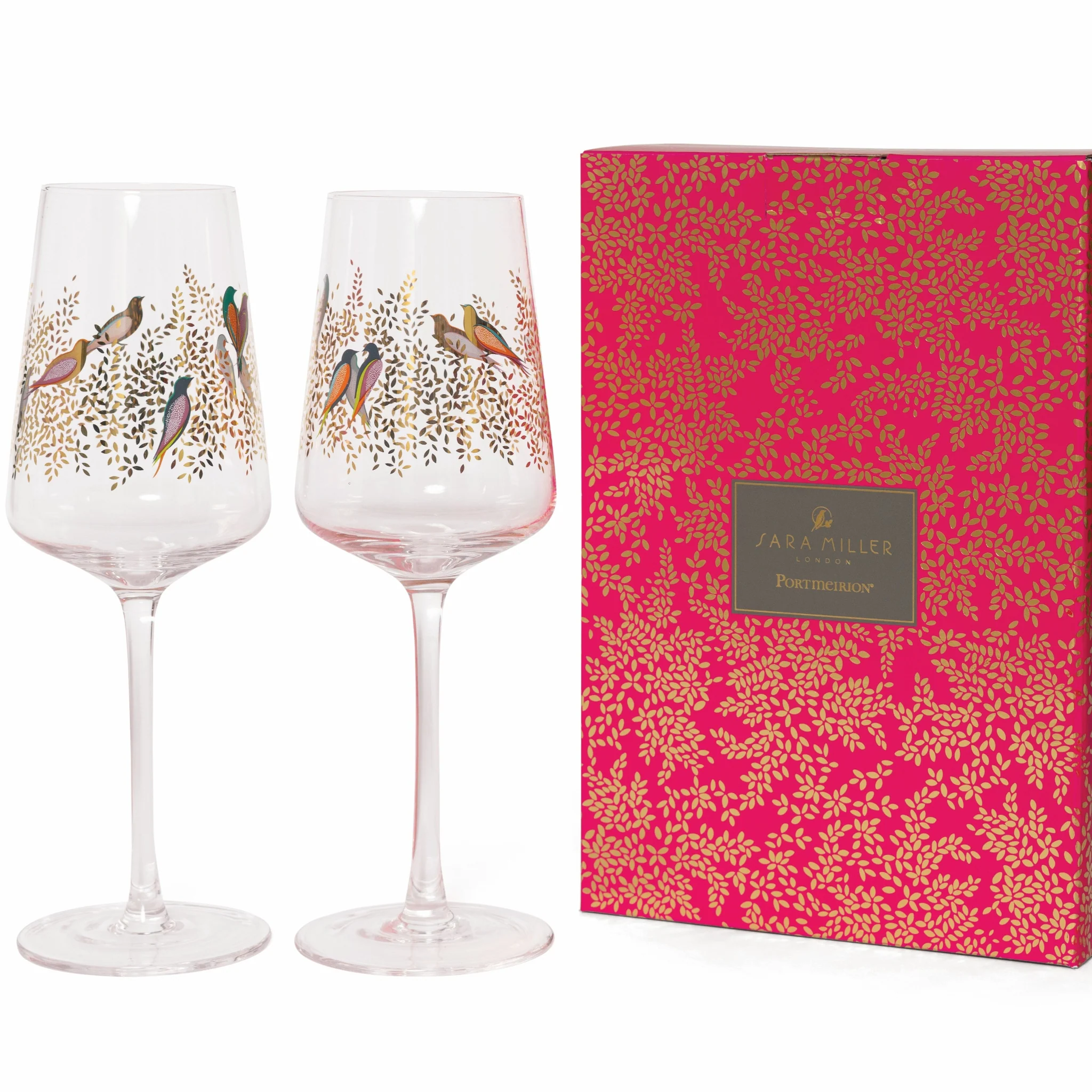 Sara Miller Chelsea Set Of 2 Wine Glasses - SM Chelsea Wine Glass Set of 2 - Image 3