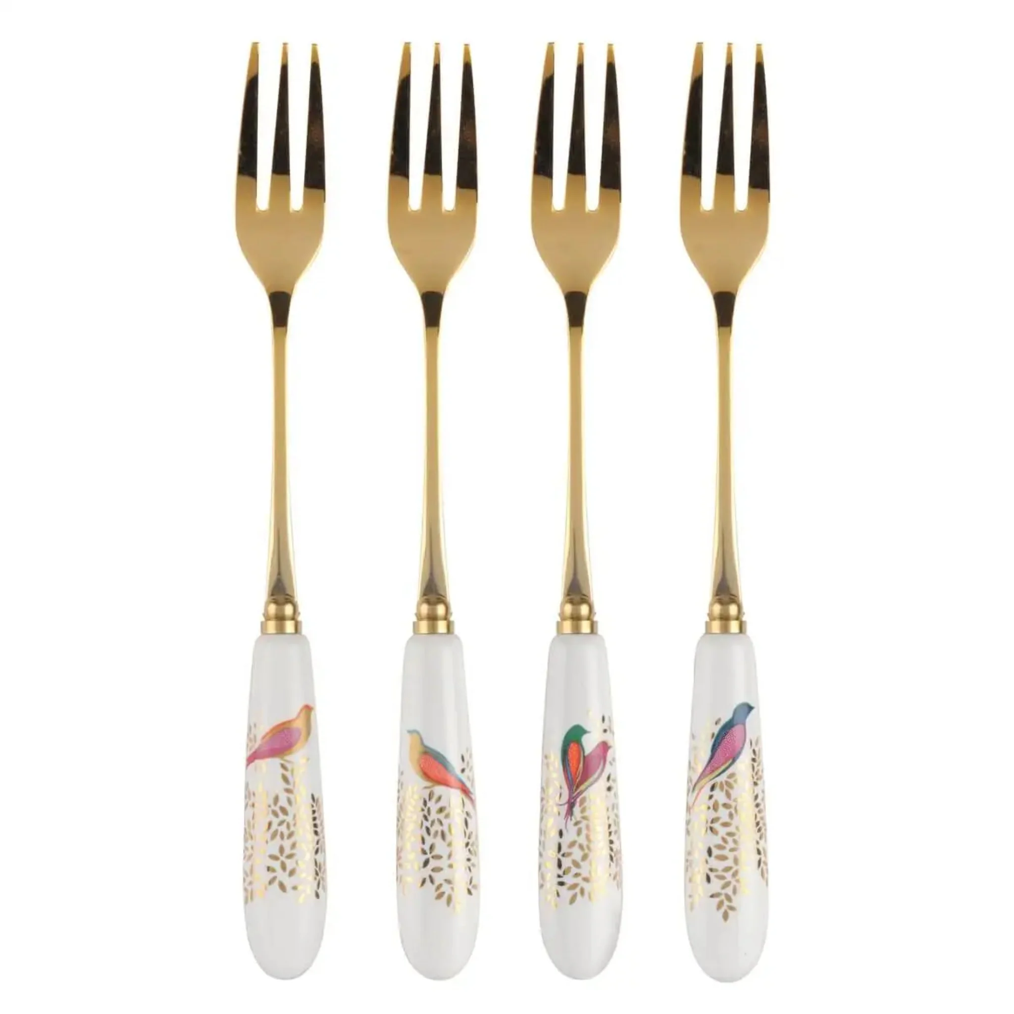 Sara Miller Chelsea Set Of 4 Pastry Forks - SM Chelsea Pastry Forks Set of 4