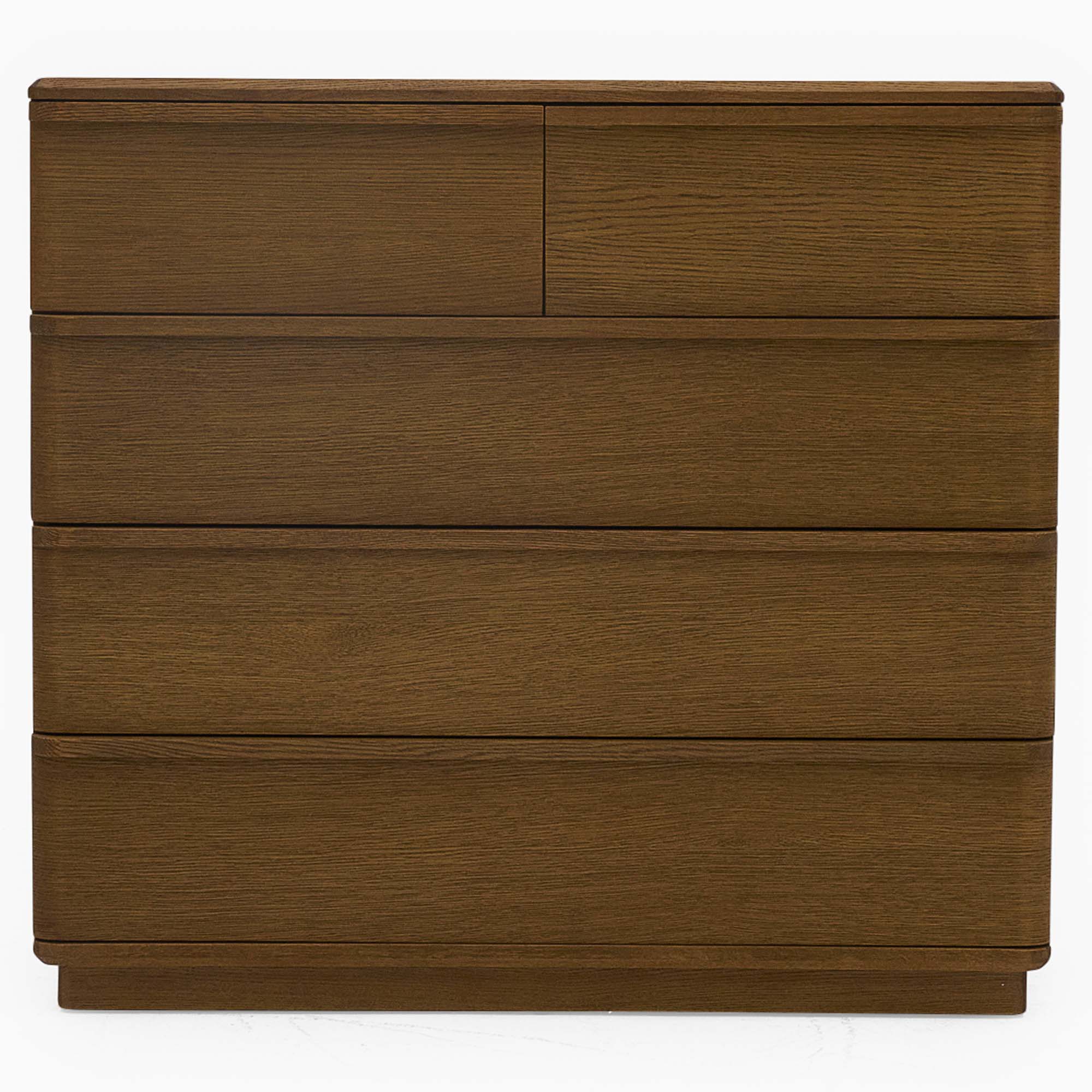 Serene 5 Drawer Cabinet - 3+2 Chest Oak / Oak Veneer