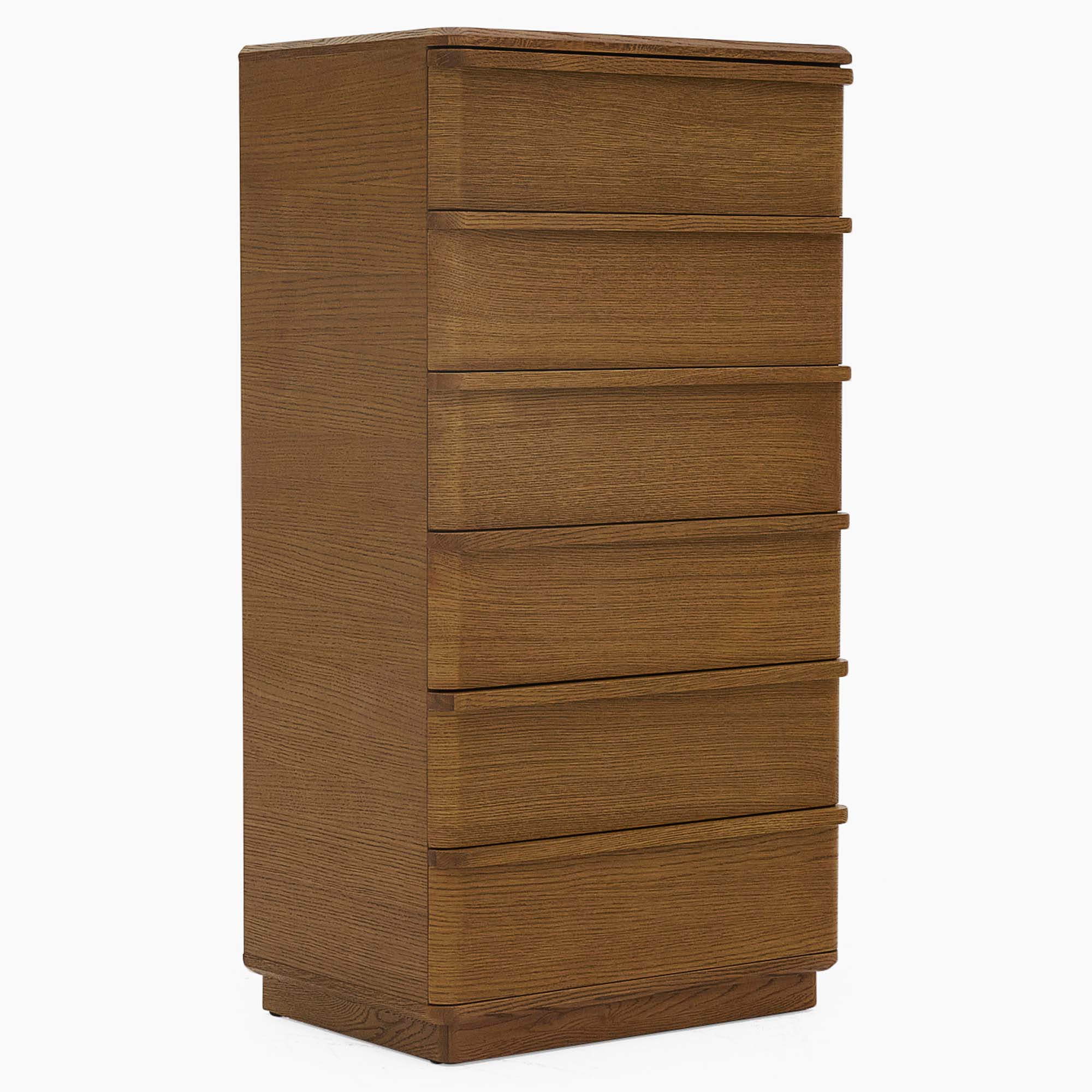 Serene 6 Drawer Wellington Cabinet - 6 Drawer Wellington Chest Oak / Oak Veneer - Image 3
