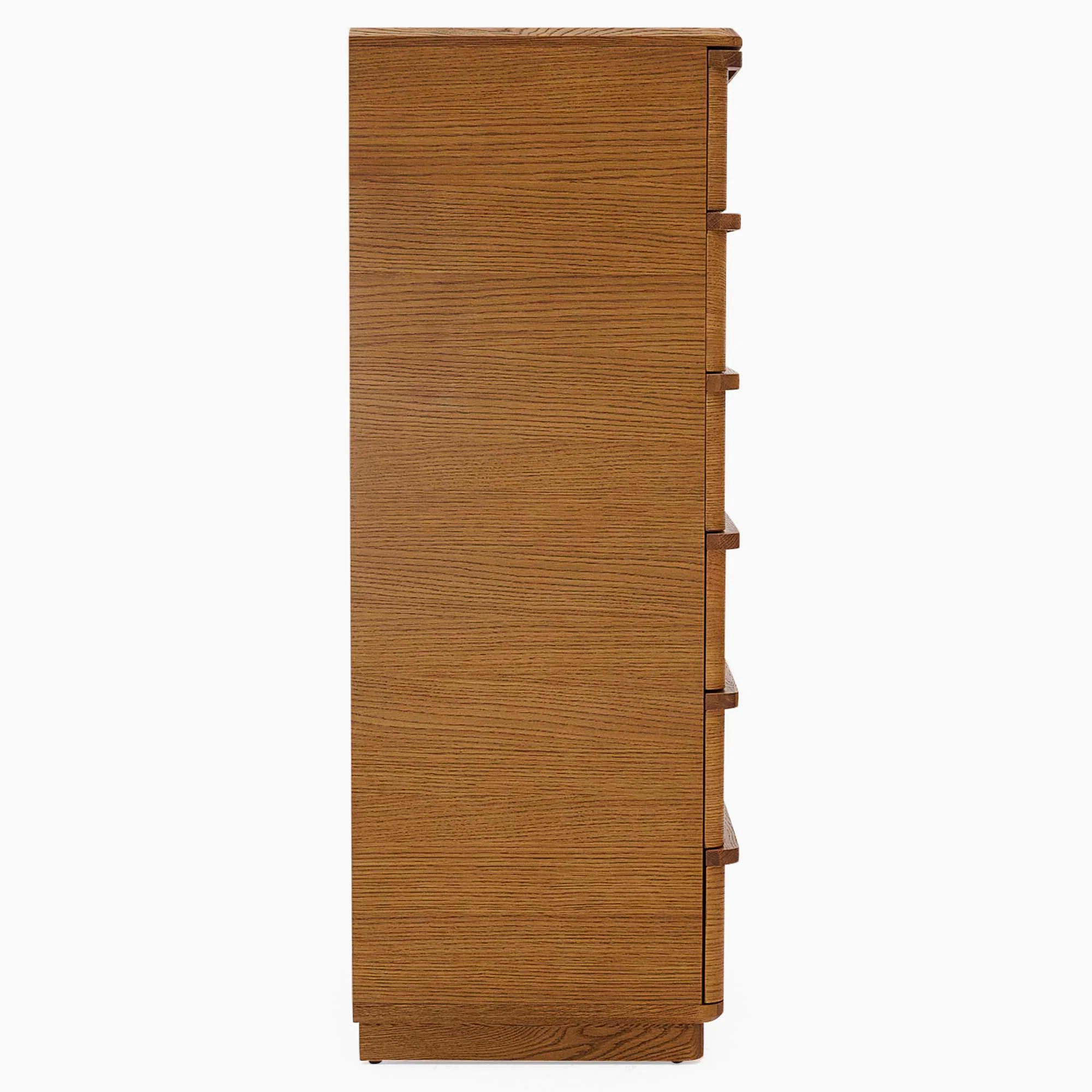 Serene 6 Drawer Wellington Cabinet - 6 Drawer Wellington Chest Oak / Oak Veneer - Image 4