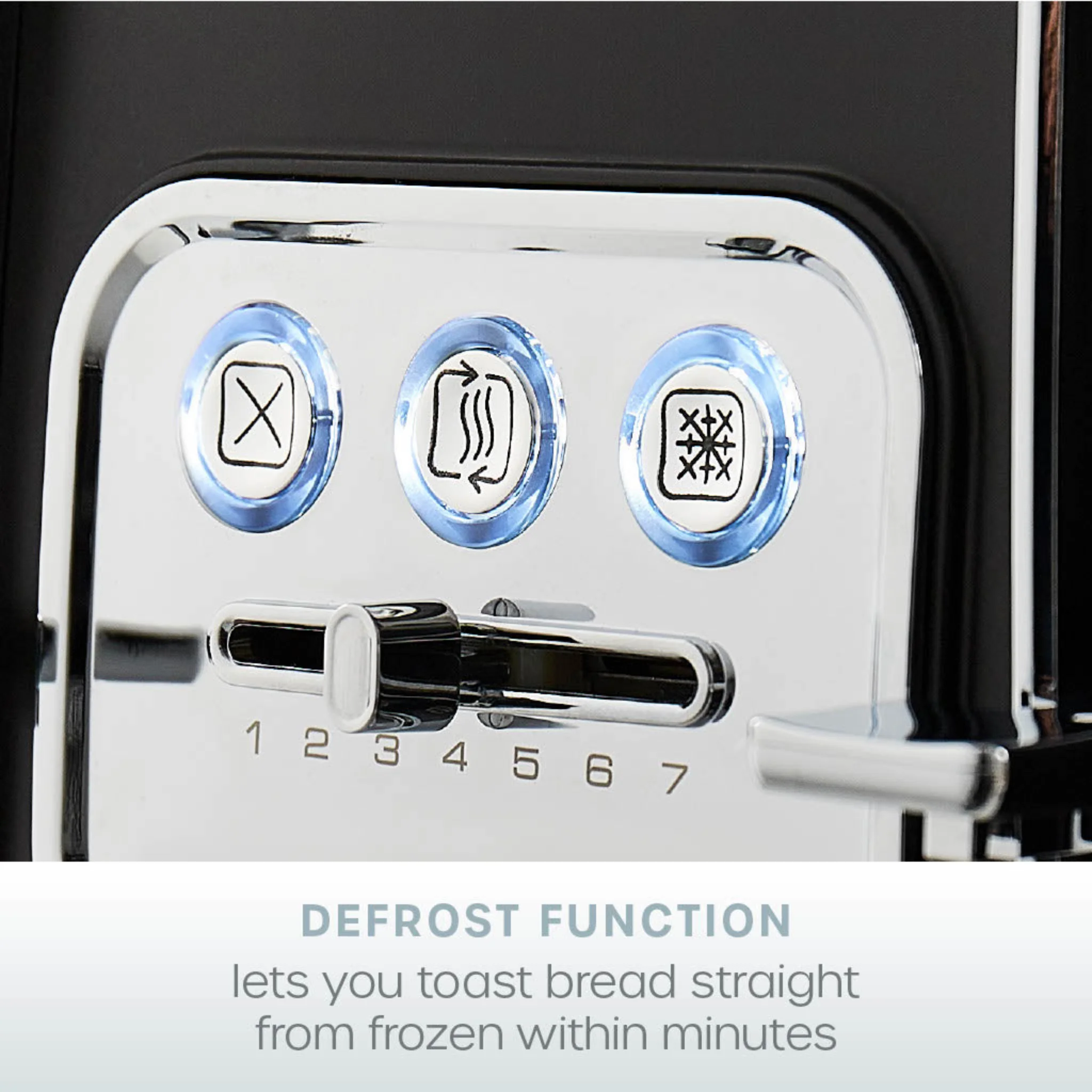 Serenity Toaster 4 Slice Matte Black - Serenity Toaster 4 Slice Matte Black - Image 4