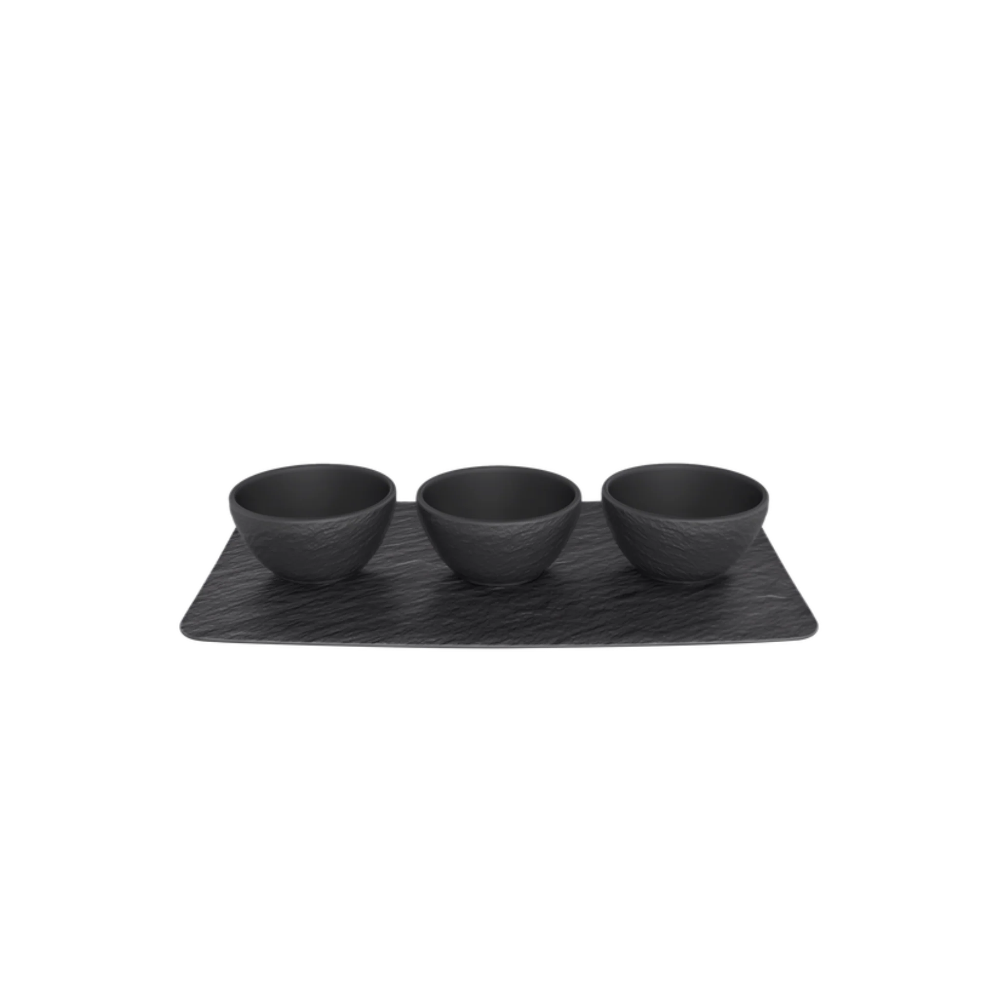 Villeroy & Boch Set Of 4 Black Dip Bowls - Dip Bowl Set 4Pcs Black - Image 2