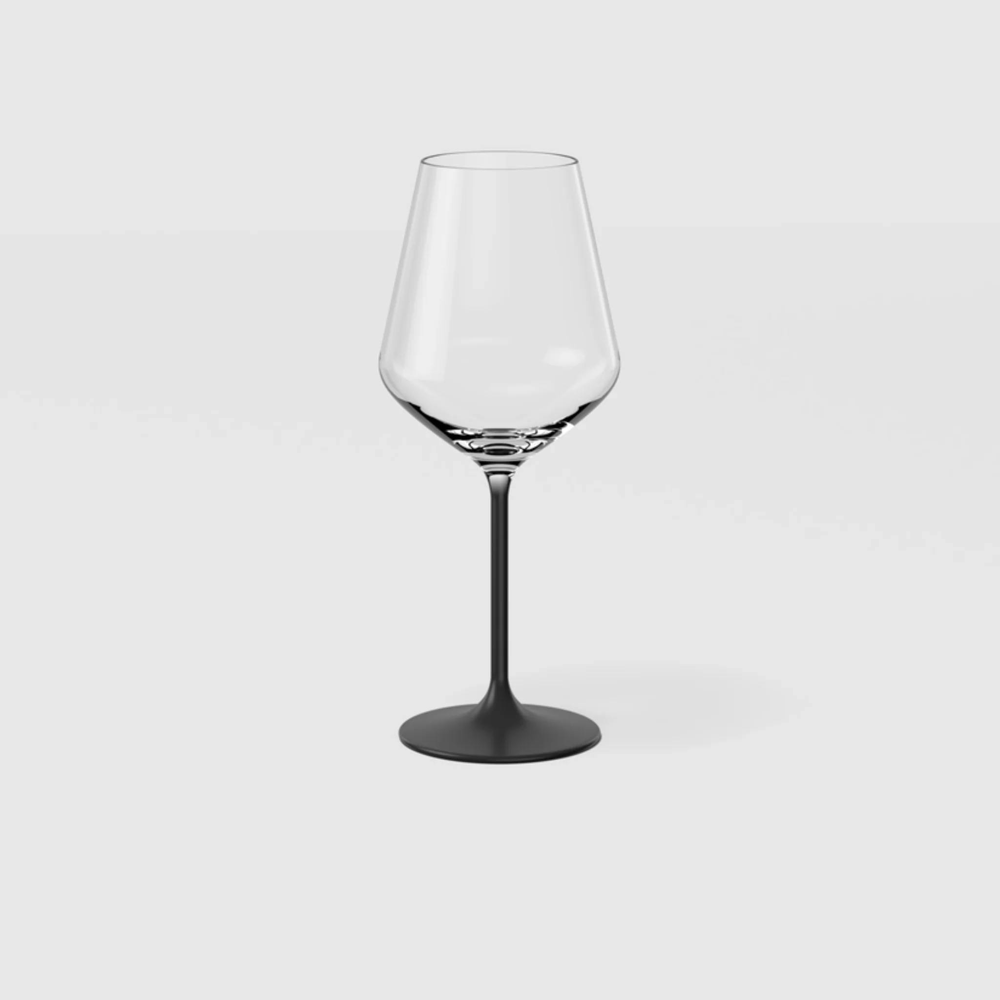 Villeroy & Boch Set Of 4 Black Red Wine Glasses - Red Wine Goblet 4Pk Black - Image 2