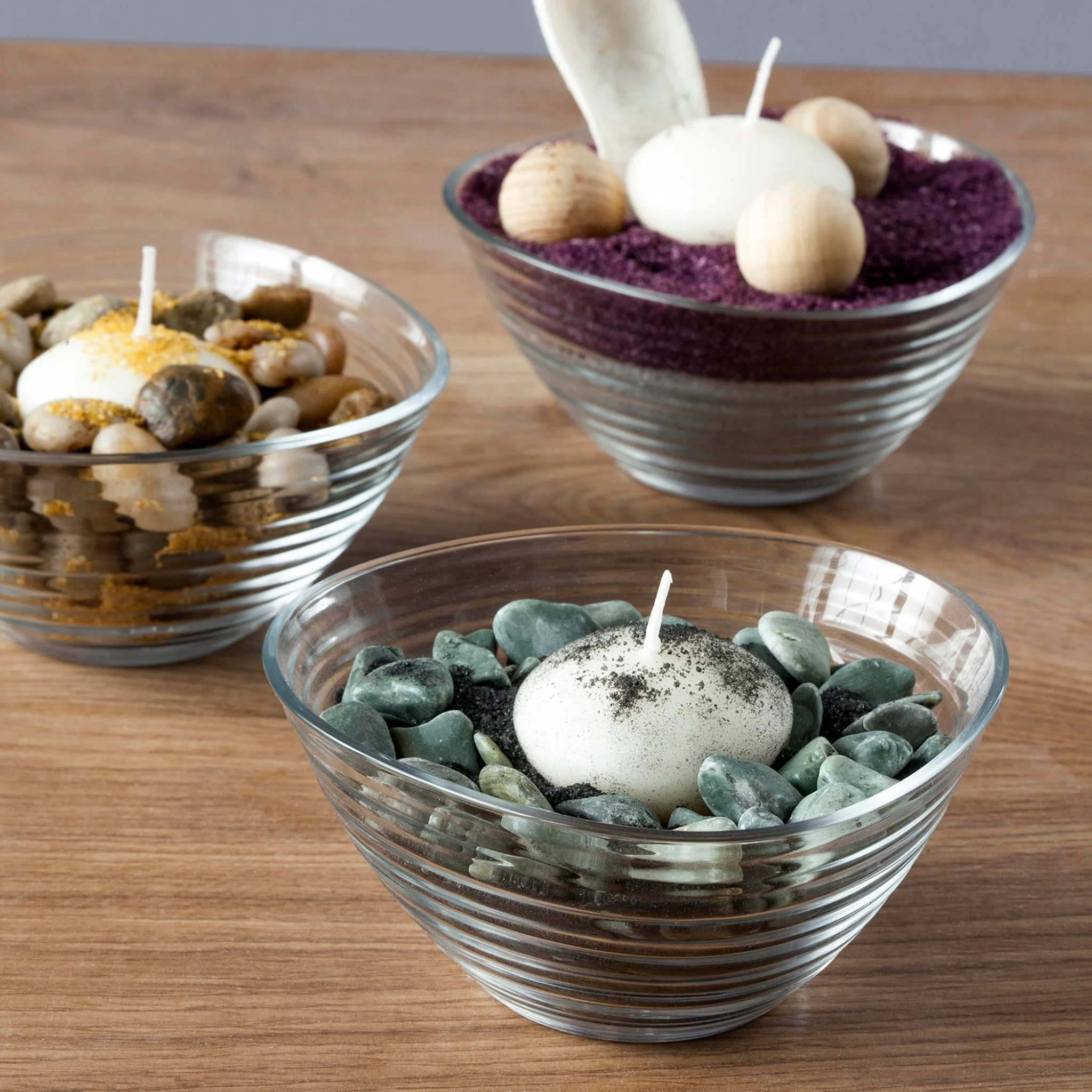Set Of Six Small Derin Glass Serving Bowls - DISC Derin Glass Serving Bowl 12CM 6 Pack - Image 2