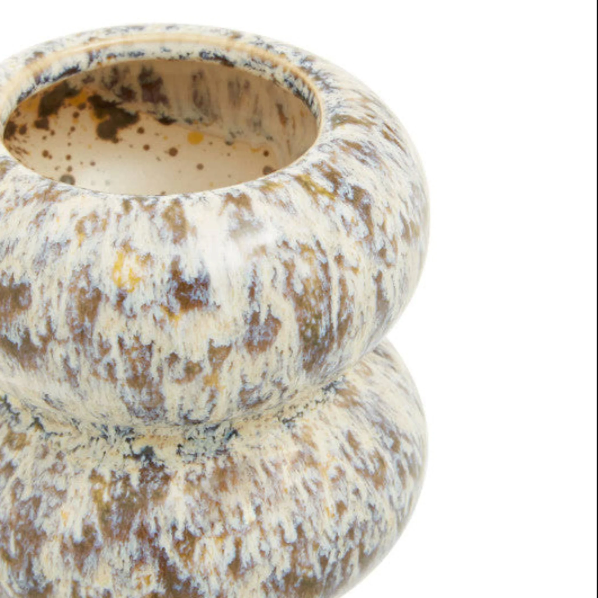 Shai Small Speckled Beige Vase - Shai Small Speckled Beige Vase - Image 2