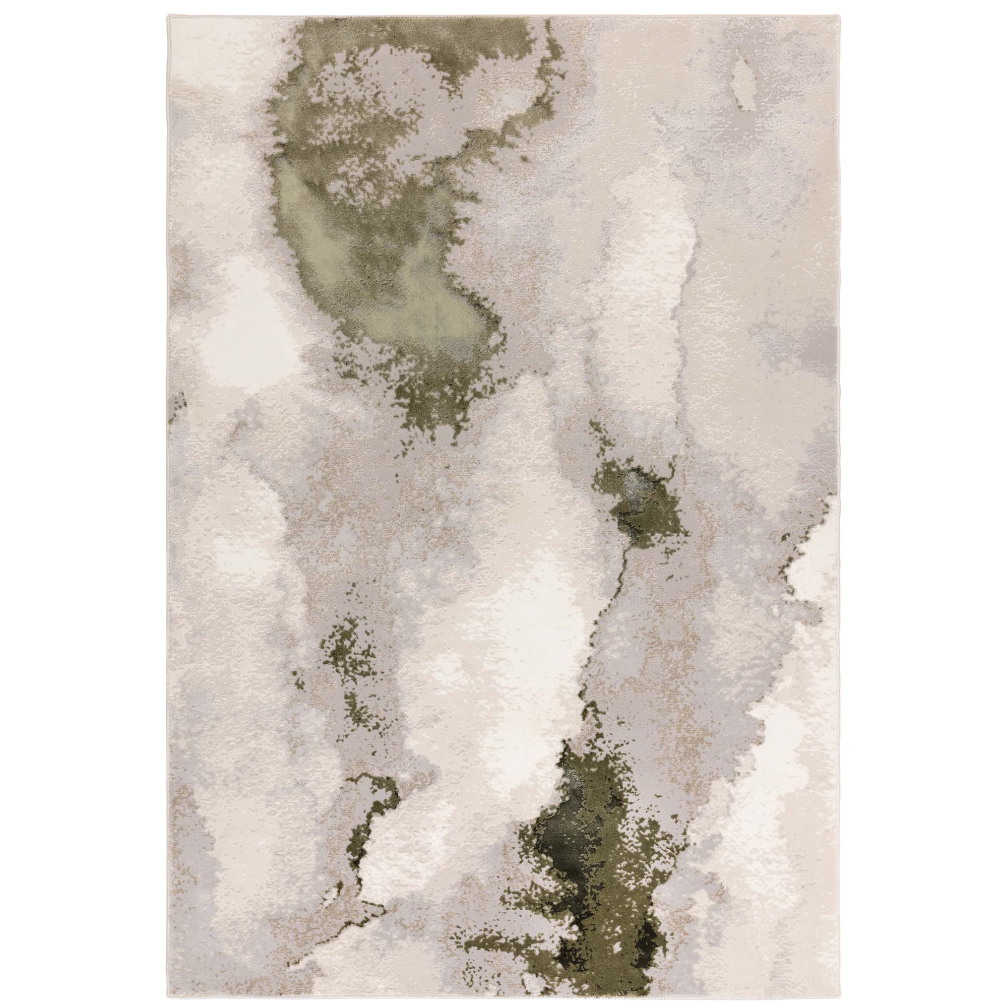 Shay Green Rug - ST04 - 80cm x 150cm