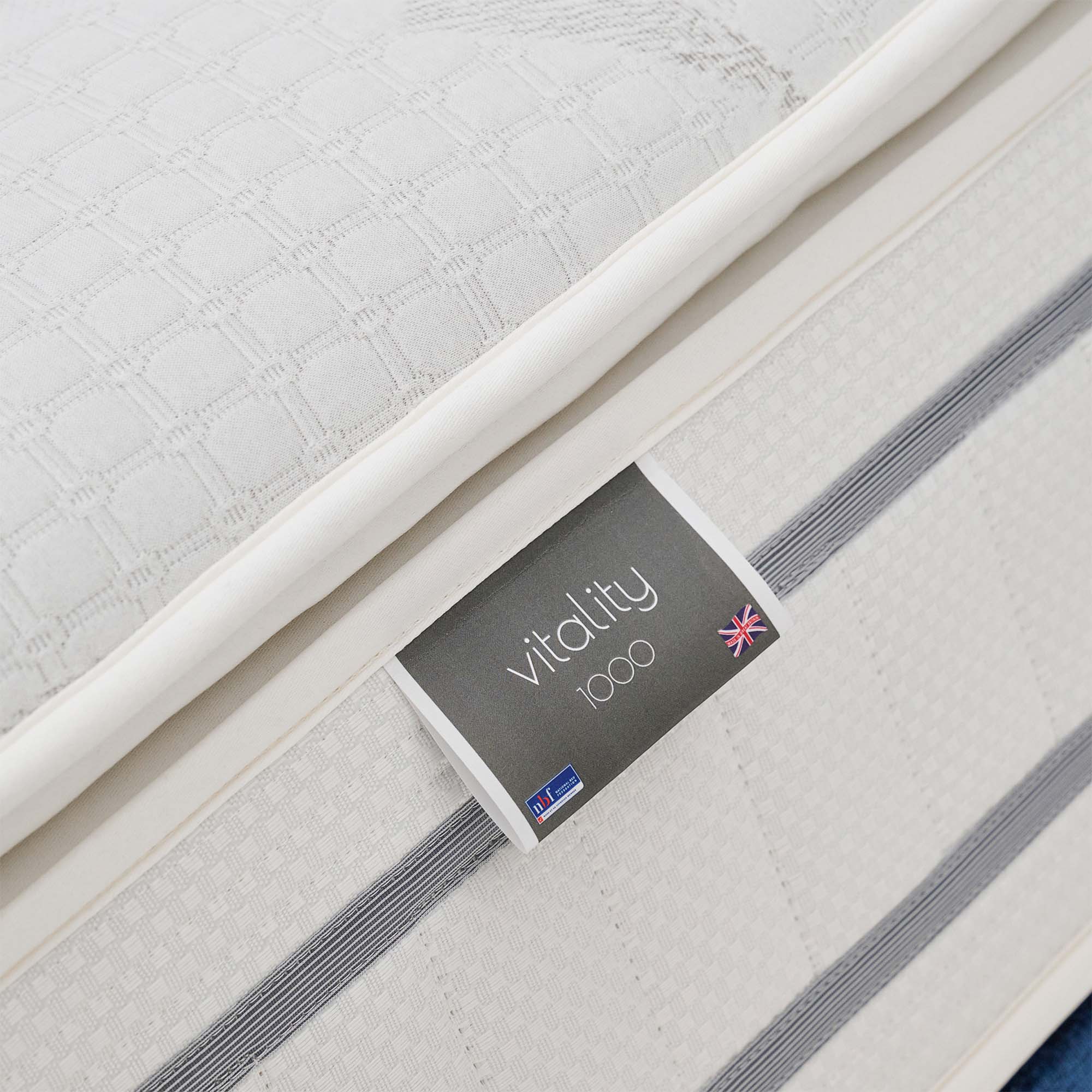 Shire Beds Vitality 1000 Mattress - Mattress 150 x 200cm - King - Image 2