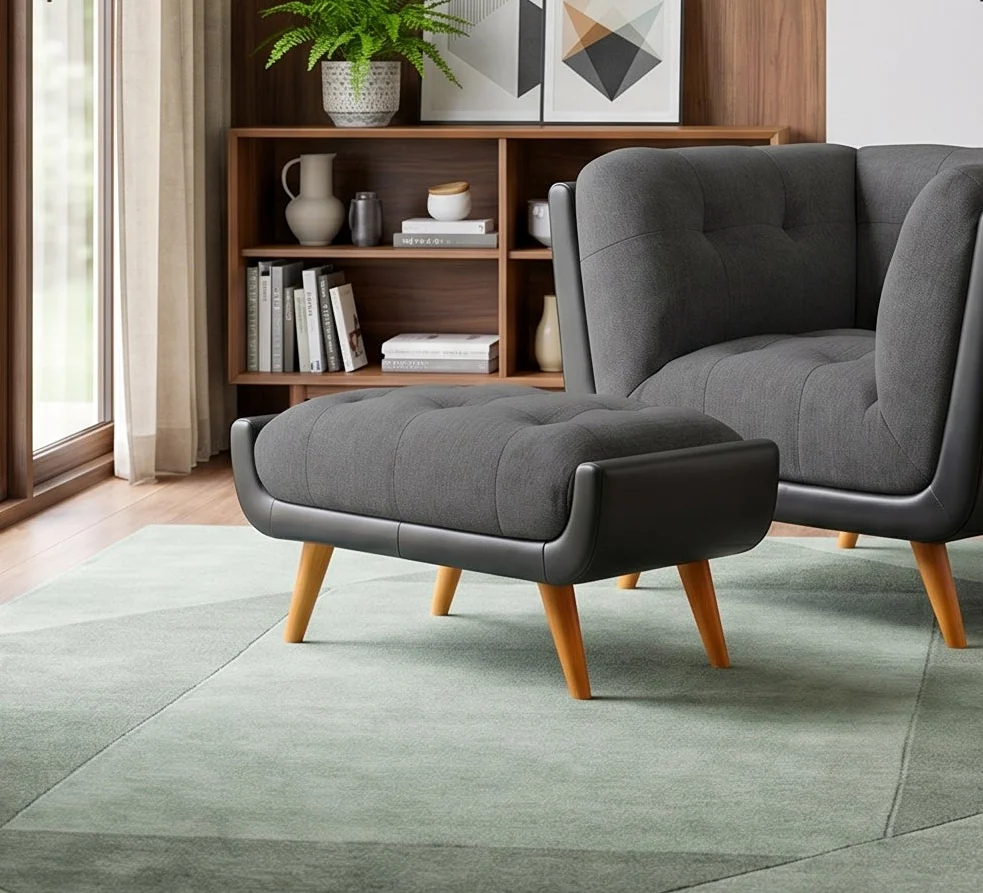 Siena Footstool - Large Footstool F8 + Cat 55 - Image 2