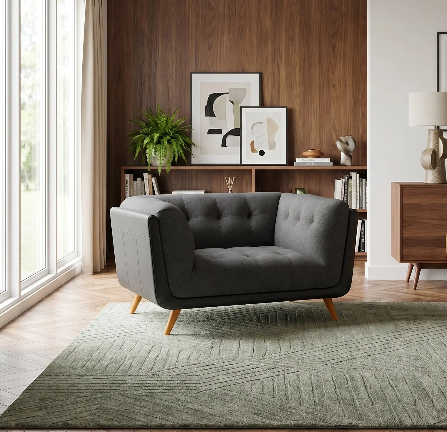 Siena Loveseat - 1.5 Seater Sofa F8 + Cat 55 - Image 2