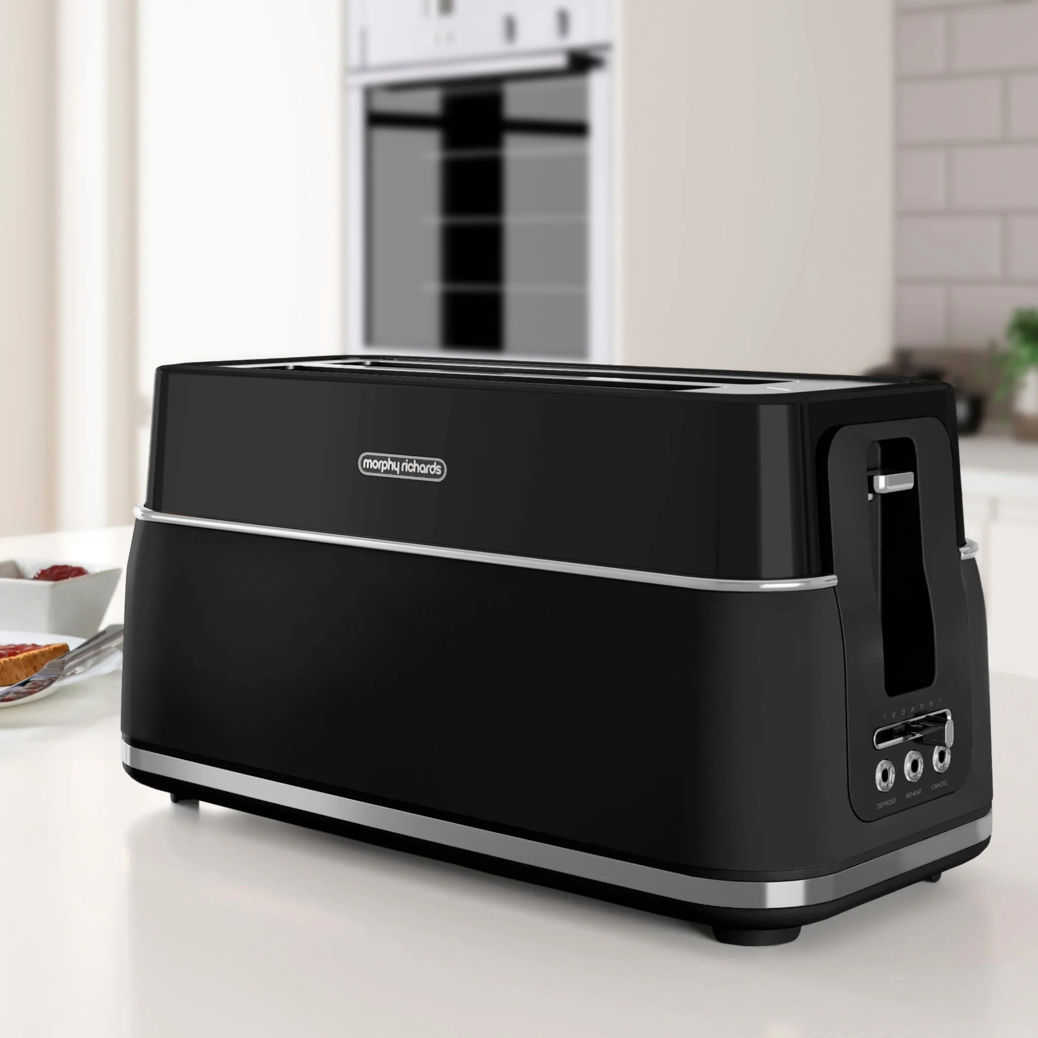 Morphy Richards Signature 4 Slice Toaster Black - Signature 4 Slice Toaster Black