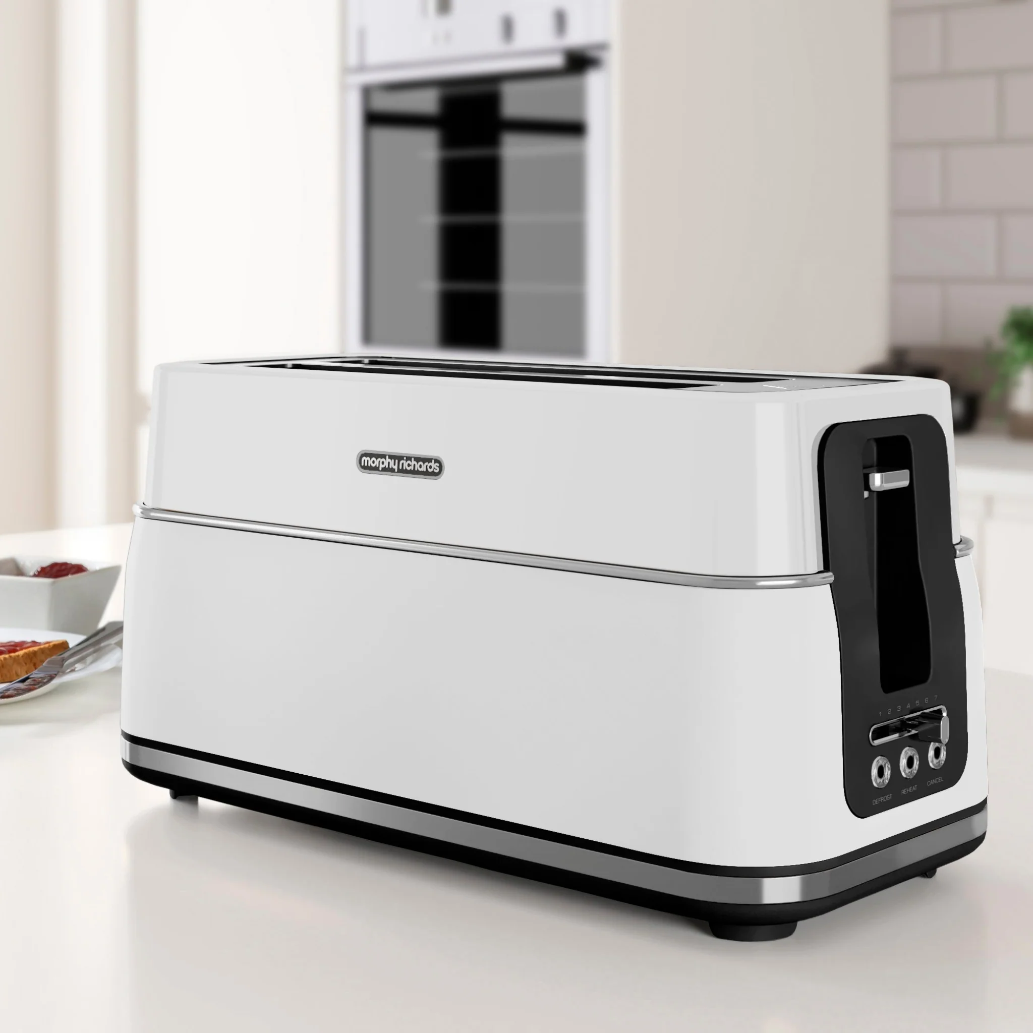 Morphy Richards Signature 4 Slice Toaster White - Signature 4 Slice Toaster White