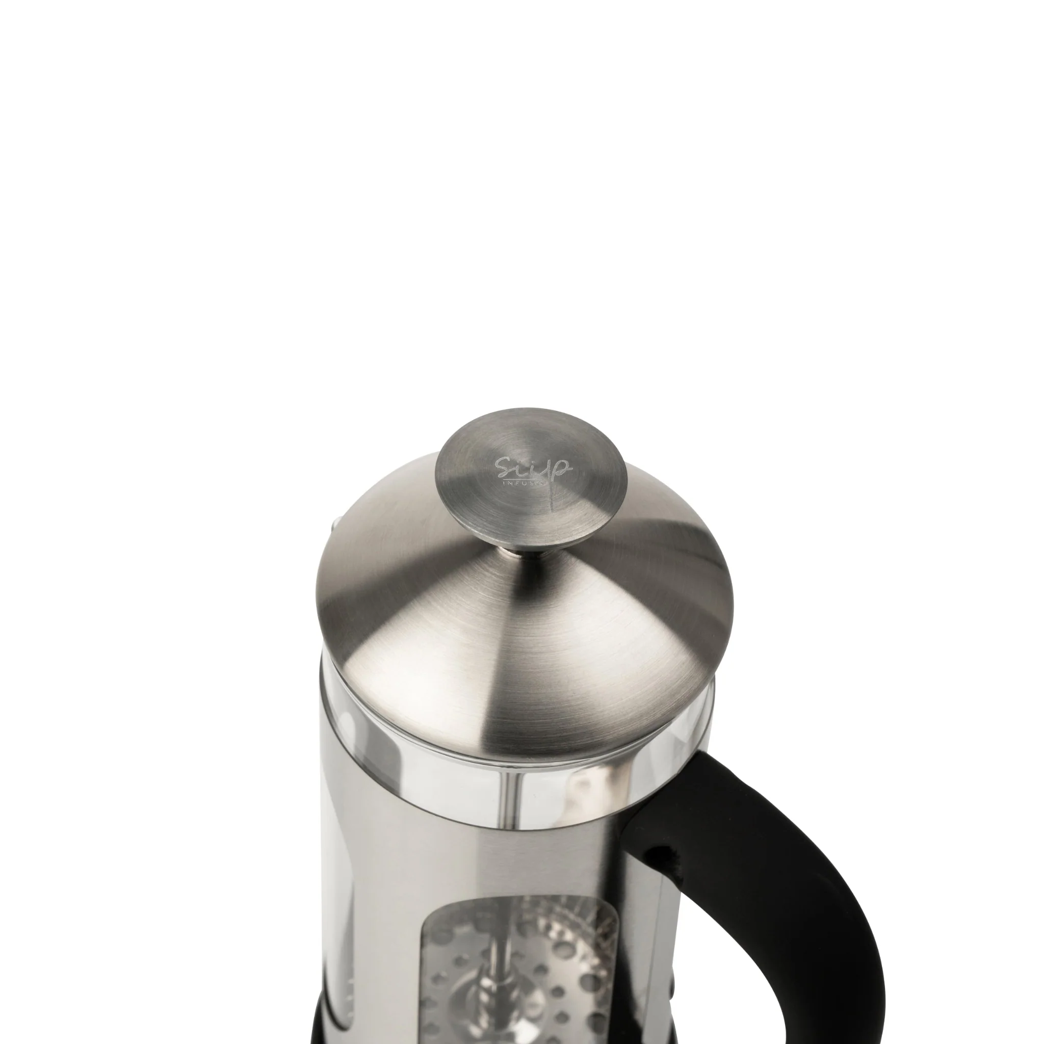 Siip Glass 3 Cup Cafetiere - Siip Infuso Stainless Steel Glass Cafetiere 3 Cup - Image 3