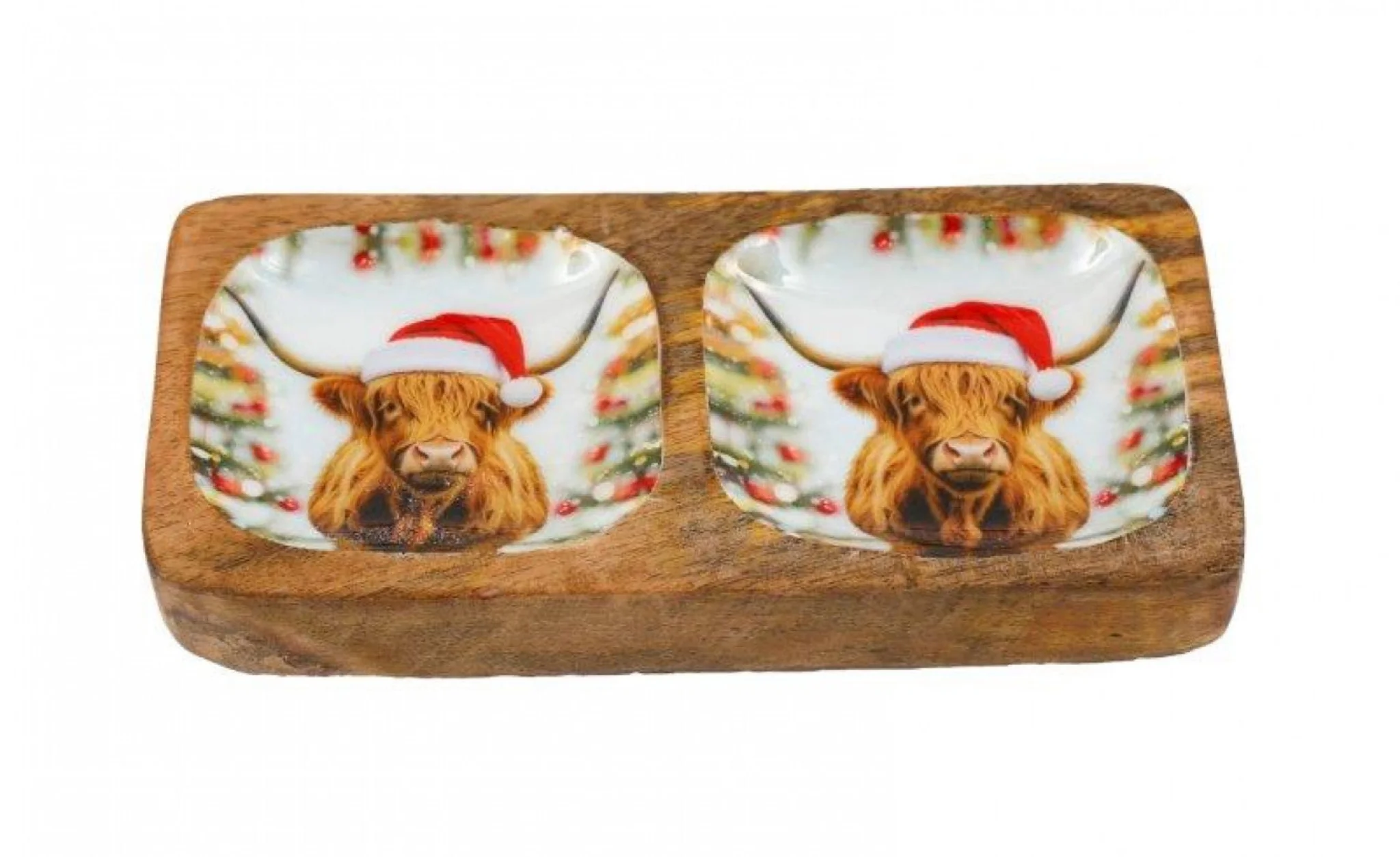 Small Highland Cow Bowl - S Highland Cow Enamel Bowl 20X10CM