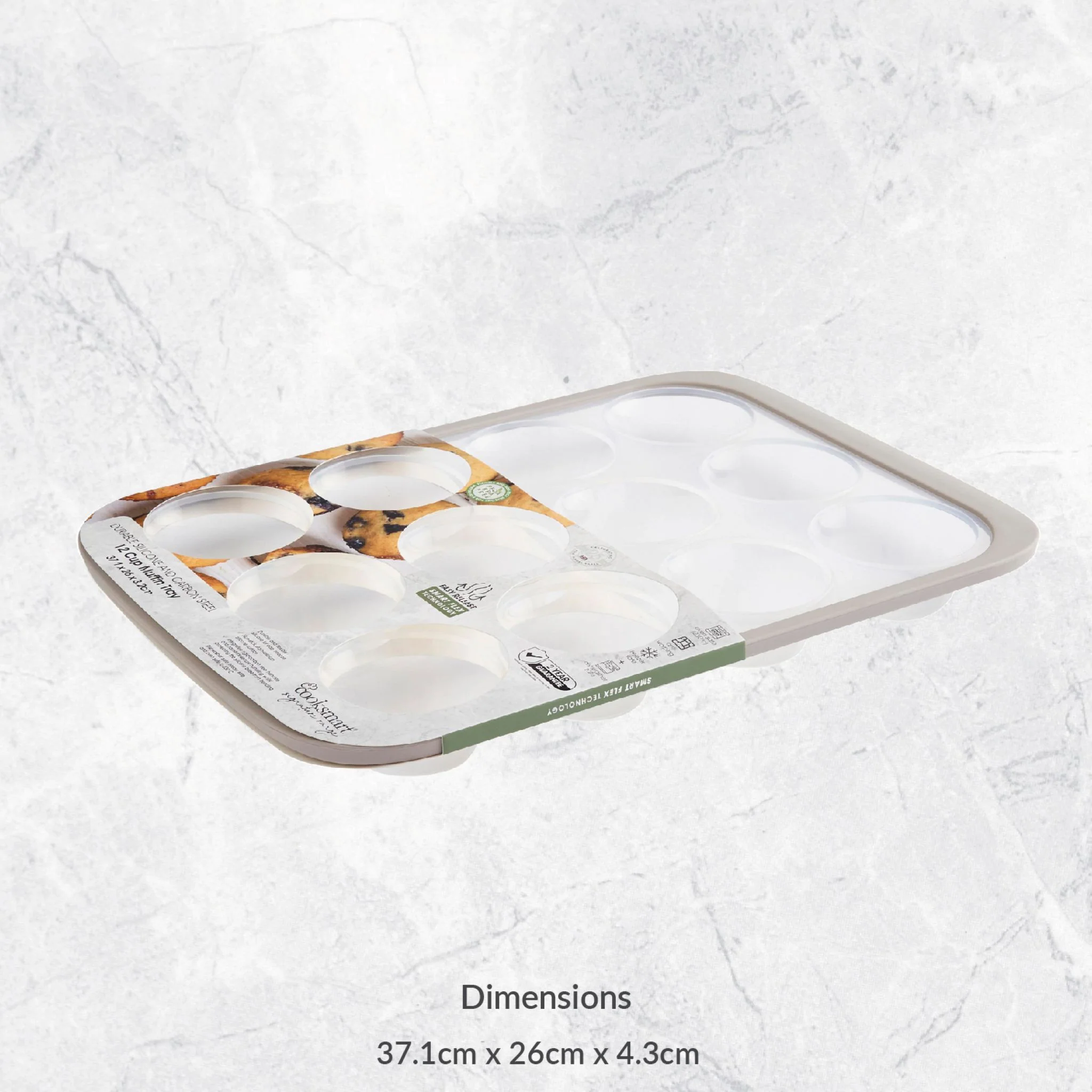 Smart Flex Muffin Tray - Smart Flex 12 Cup Muffin Tray - Image 3