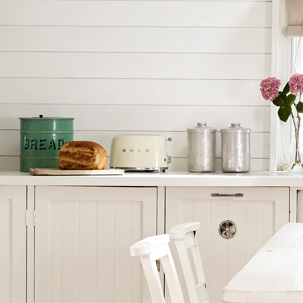 Smeg Cream 2 Slice Toaster - Smeg 2 Slice Toaster Cream