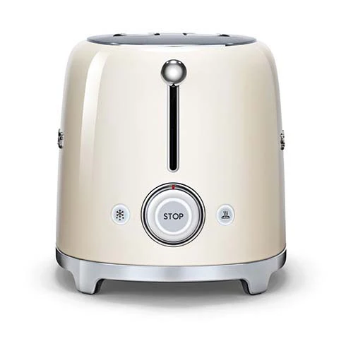 Smeg Cream 2 Slice Toaster - Smeg 2 Slice Toaster Cream - Image 4