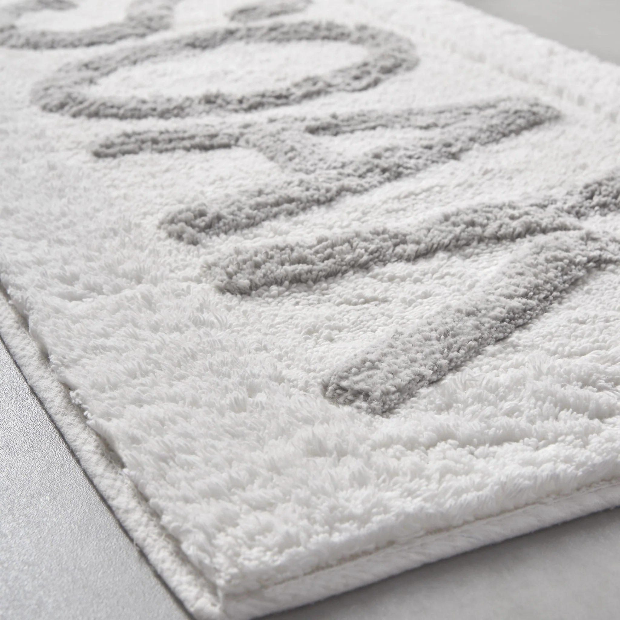 Catherine Lansfield Soak Bath Mat White - Soak Bath Mat White - Image 2
