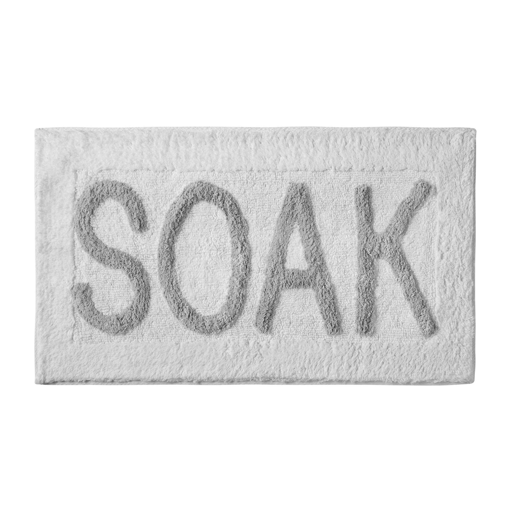 Catherine Lansfield Soak Bath Mat White - Soak Bath Mat White - Image 3