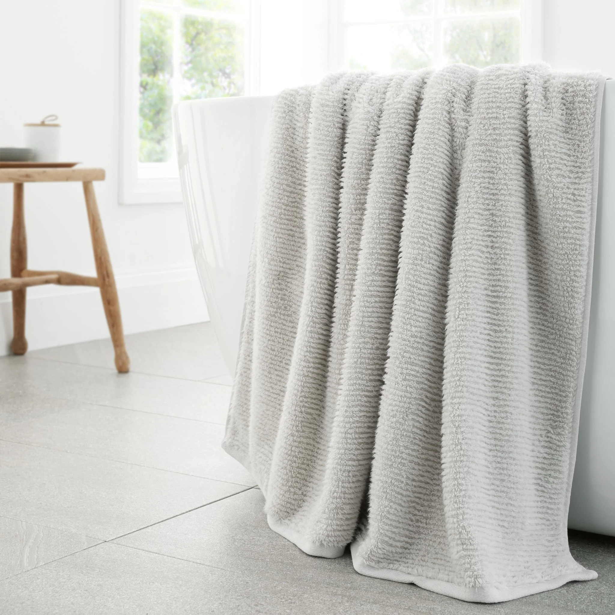 Bianca Soft Spa Towel Grey - Soft Spa Hand Towel Grey - Image 2