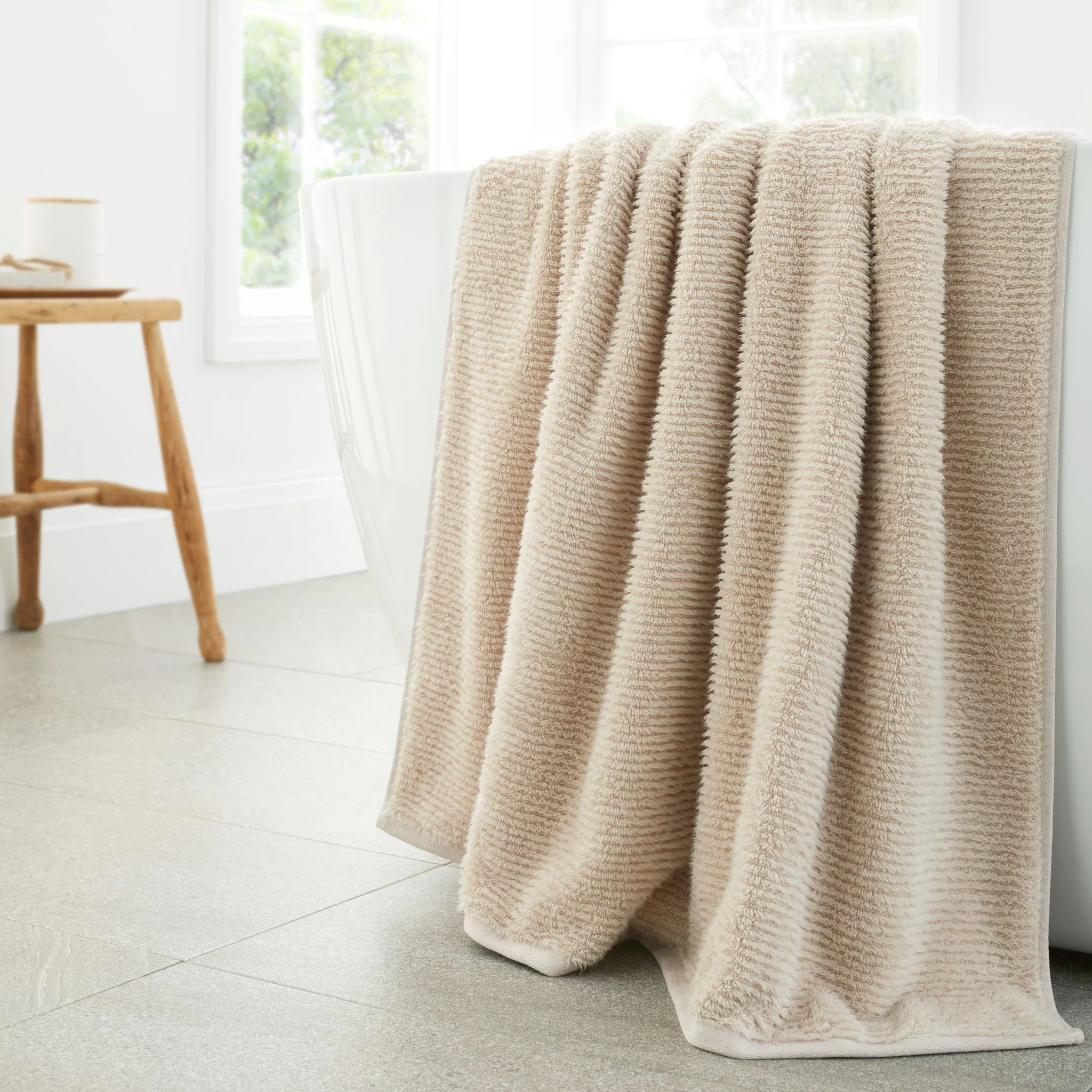 Bianca Soft Spa Towel Natural - Soft Spa Hand Towel Natural - Image 2