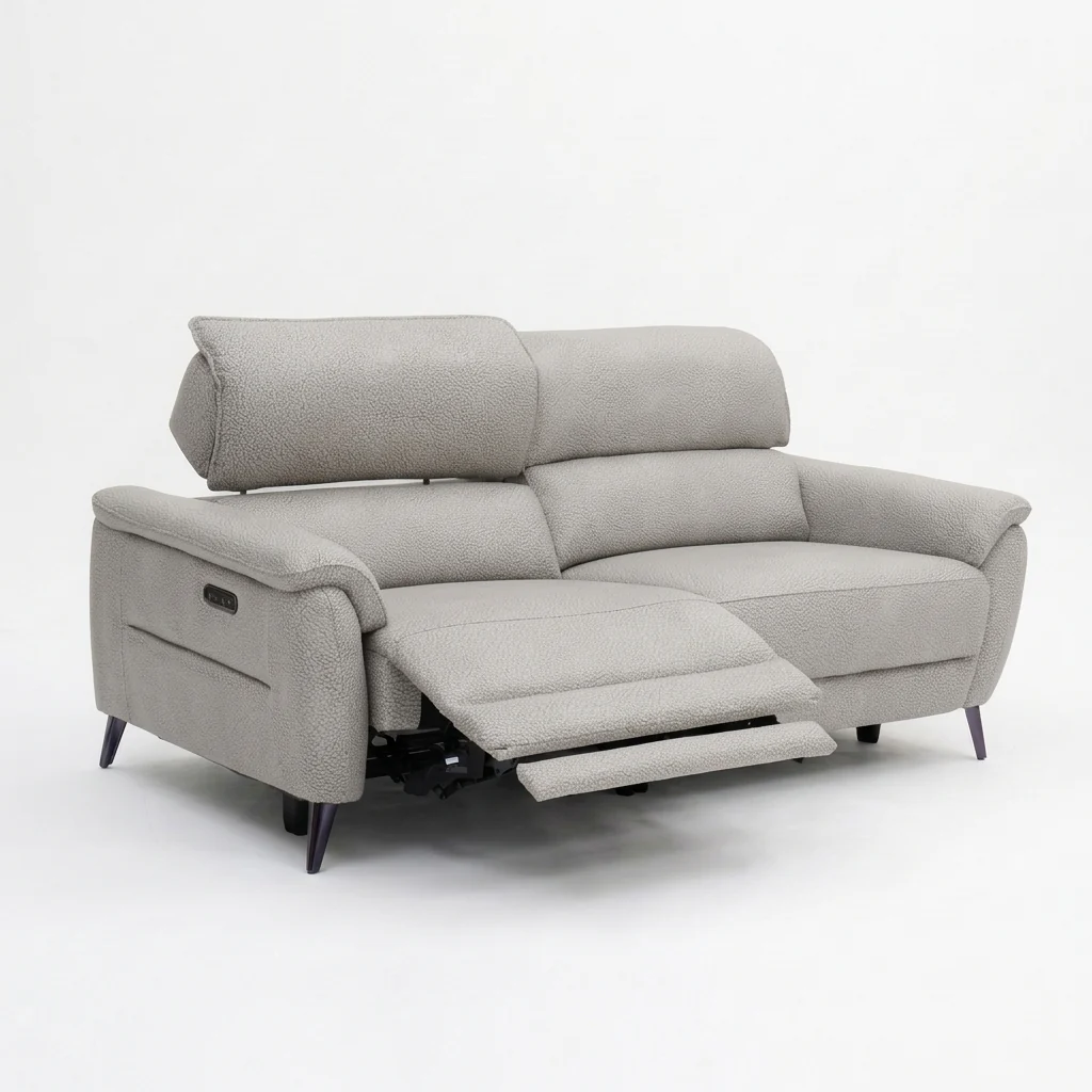 Sol 3 Seater Recliner Sofa - 3 Seater Power Recliner Sofa with Head Tilt F6 - Image 3