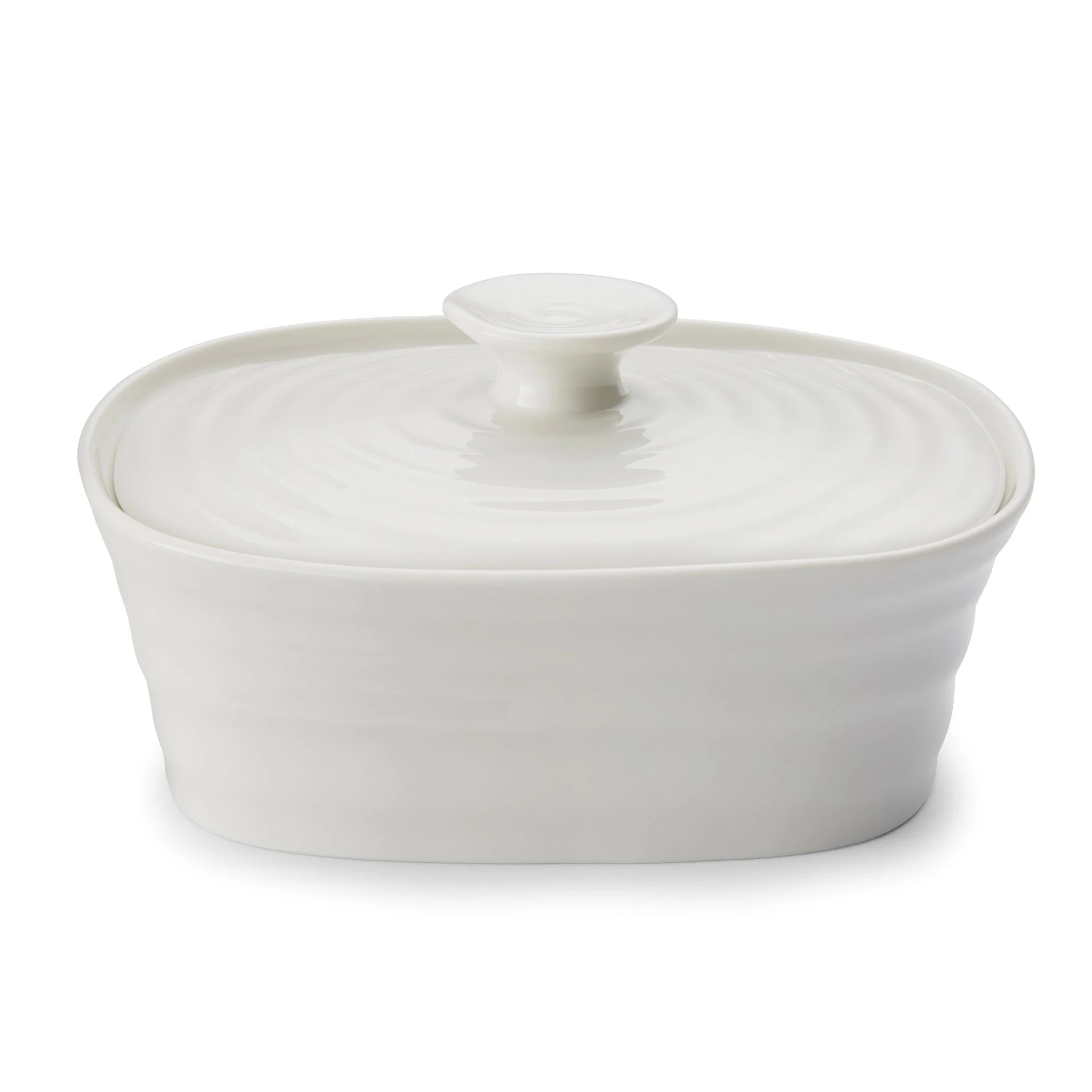 Sophie Conran White Butter Dish - SC White Covered Butter Dish