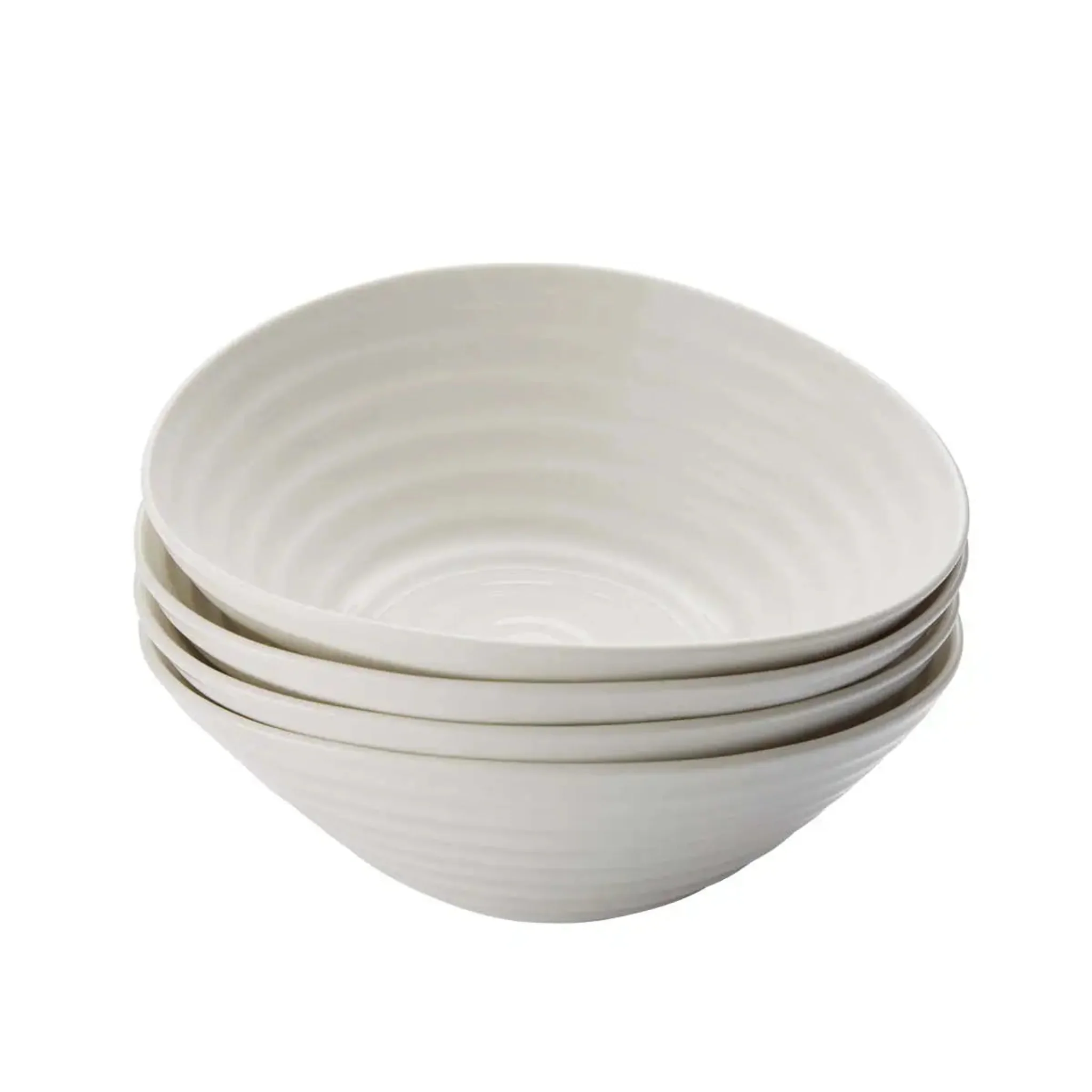 Sophie Conran White Set Of 4 Cereal Bowls - SC White Cereal Bowl 7.5 Inch Set of 4 - Image 2