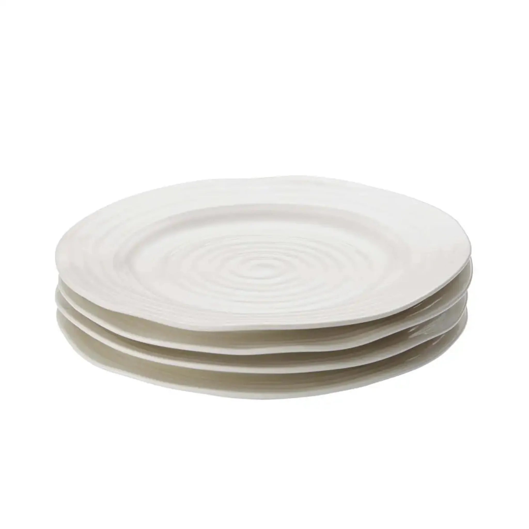 Sophie Conran White Set Of 4 Side Plates - SC White Dinner Plate 8 Inch Set of 4 - Image 3