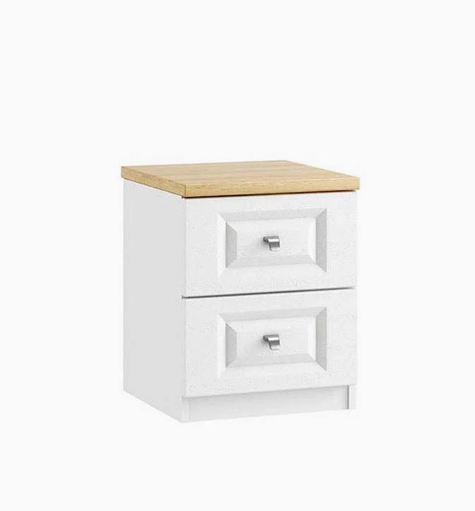 Sorrento 2 Drawer Bedside Cabinet - 2 Drawer Bedside