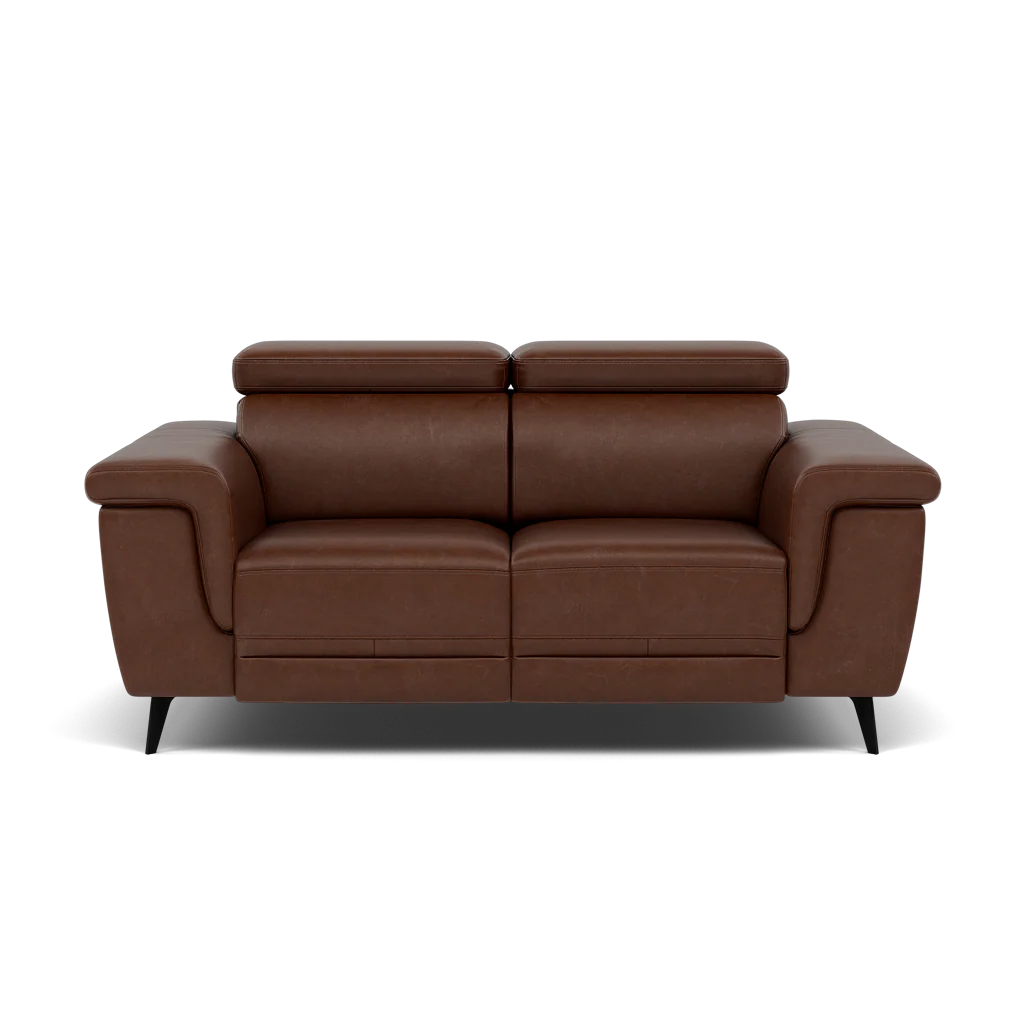 Sparta 2 Seater Recliner Sofa - 2 Str W/ 2 Power Recliner W/ 2 Power Headrest Cat M/S - Power with Power Headrest & USB