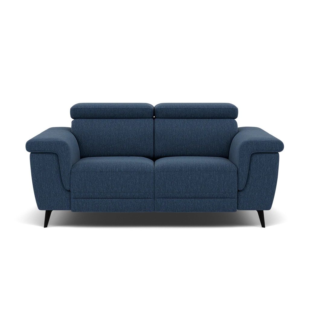 Sparta 2 Seater Recliner Sofa - 2 Str W/ 2 Power Recliner W/ 2 Power Headrest Fabric - Power with Power Headrest & USB - Image 8