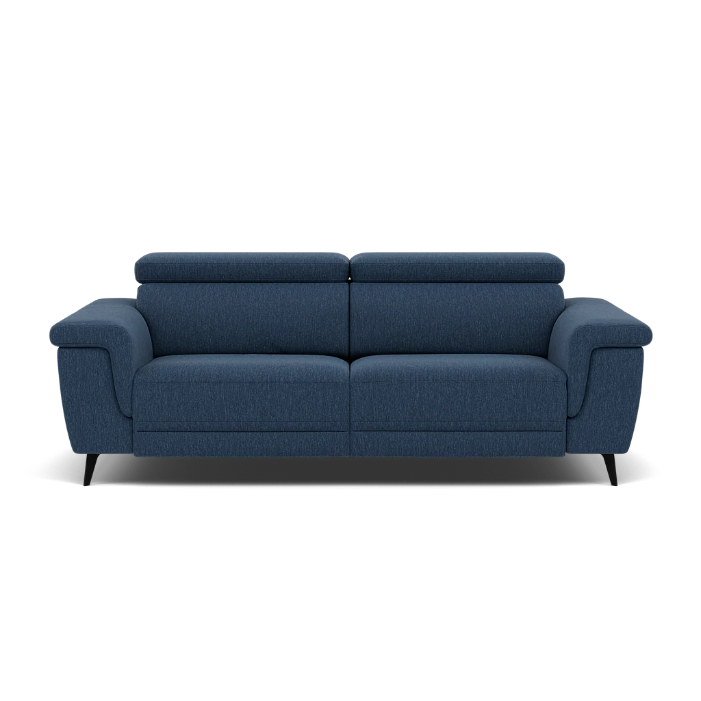 Sparta 3 Seater Recliner Sofa - 3 Str W/ 2 Power Recliner W/ 2 Ratchet Headrest Fabric - Power with Manual Headrest - Image 8