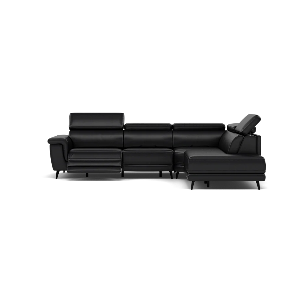 Sparta Corner Recliner Sofa - Combination 1 - Left Hand Facing Sofa Corner Group (One Motor) Cat M/S - Left Hand Facing - Power with Manual Headrest - Image 6
