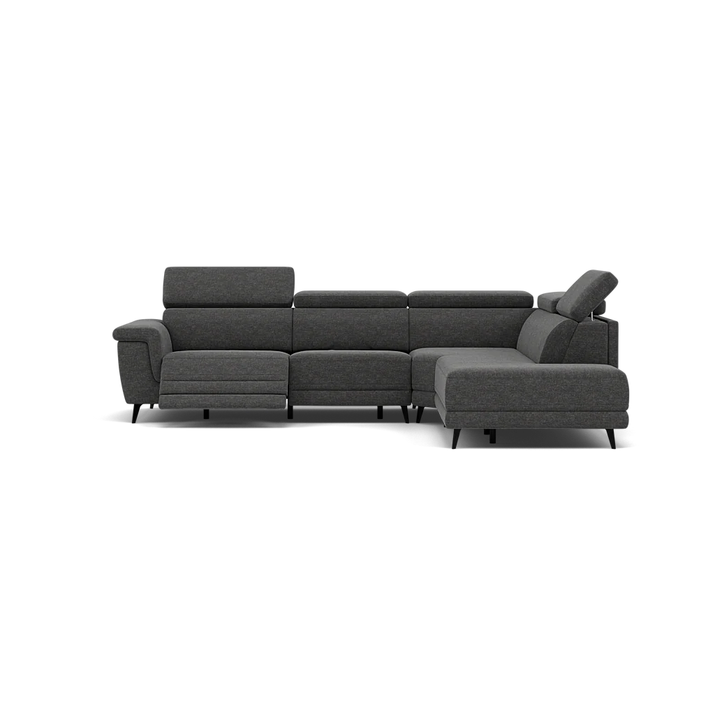 Sparta Corner Recliner Sofa - Combination 1 - Left Hand Facing Sofa Corner Group (One Motor) Fabric - Left Hand Facing - Power with Manual Headrest - Image 3