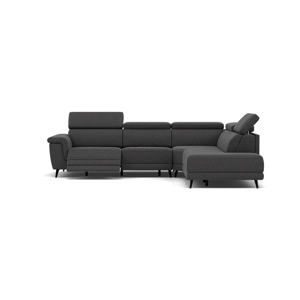 Sparta Corner Recliner Sofa - Combination 1 - Left Hand Facing Sofa Corner Group (One Motor) Fabric - Left Hand Facing - Power with Manual Headrest - Image 7