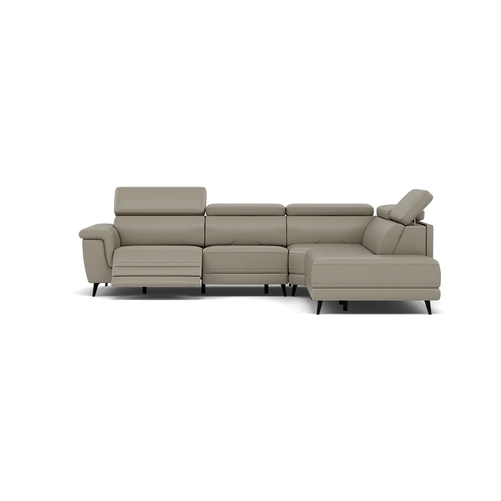 Sparta Corner Recliner Sofa - Combination 4 - Right Hand Facing Sofa Corner Group (Two Motors) Cat M/S - Right Hand Facing - Power with Power Headrest & USB - Image 4