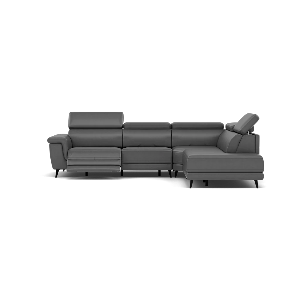 Sparta Corner Recliner Sofa - Combination 4 - Right Hand Facing Sofa Corner Group (Two Motors) Cat NL/O/S - Right Hand Facing - Power with Power Headrest & USB - Image 10