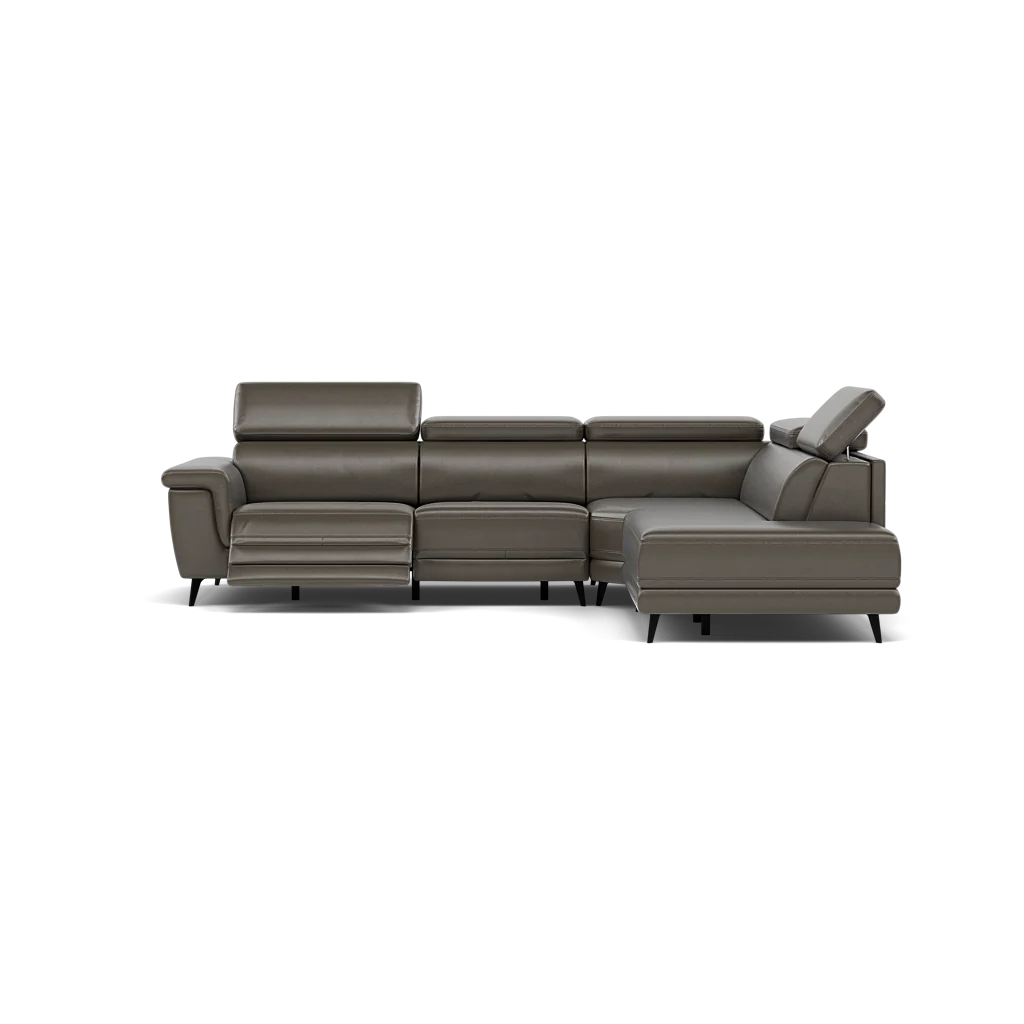 Sparta Corner Recliner Sofa - Combination 4 - Right Hand Facing Sofa Corner Group (Two Motors) Cat NL/O/S - Right Hand Facing - Power with Power Headrest & USB - Image 3