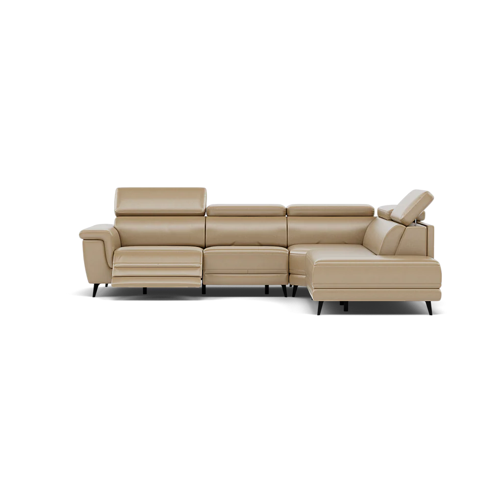 Sparta Corner Recliner Sofa - Combination 4 - Right Hand Facing Sofa Corner Group (Two Motors) Cat NL/O/S - Right Hand Facing - Power with Power Headrest & USB - Image 5