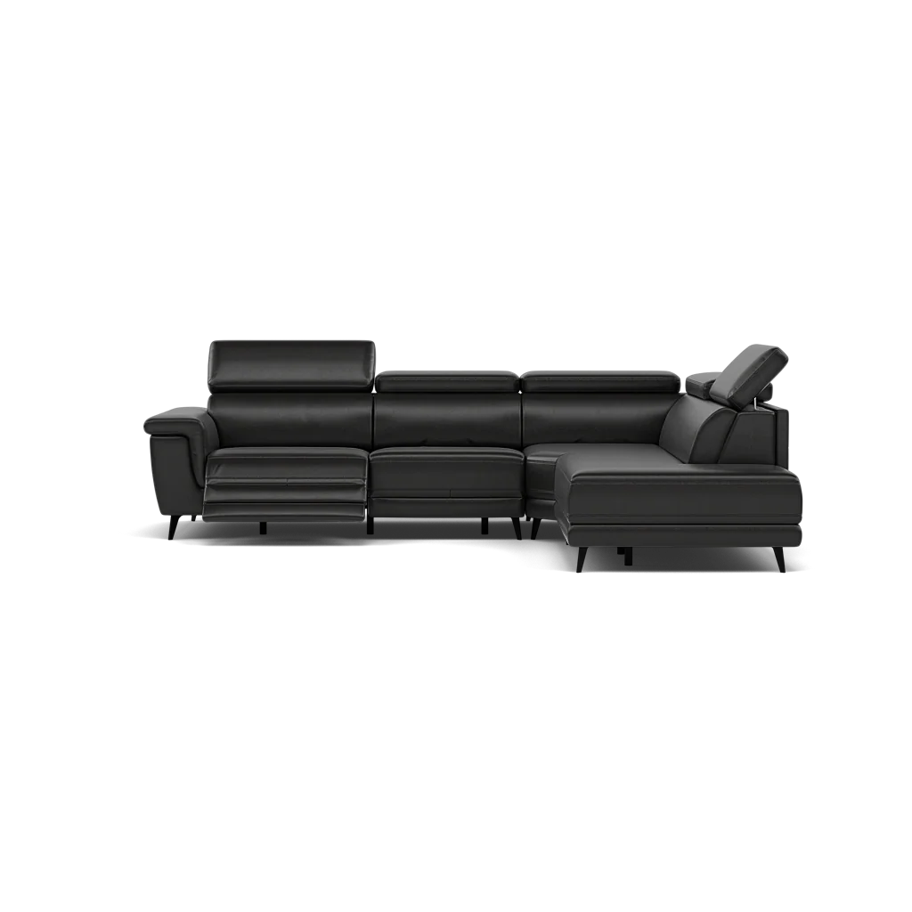 Sparta Corner Recliner Sofa - Combination 4 - Right Hand Facing Sofa Corner Group (Two Motors) Cat NL/O/S - Right Hand Facing - Power with Power Headrest & USB - Image 6